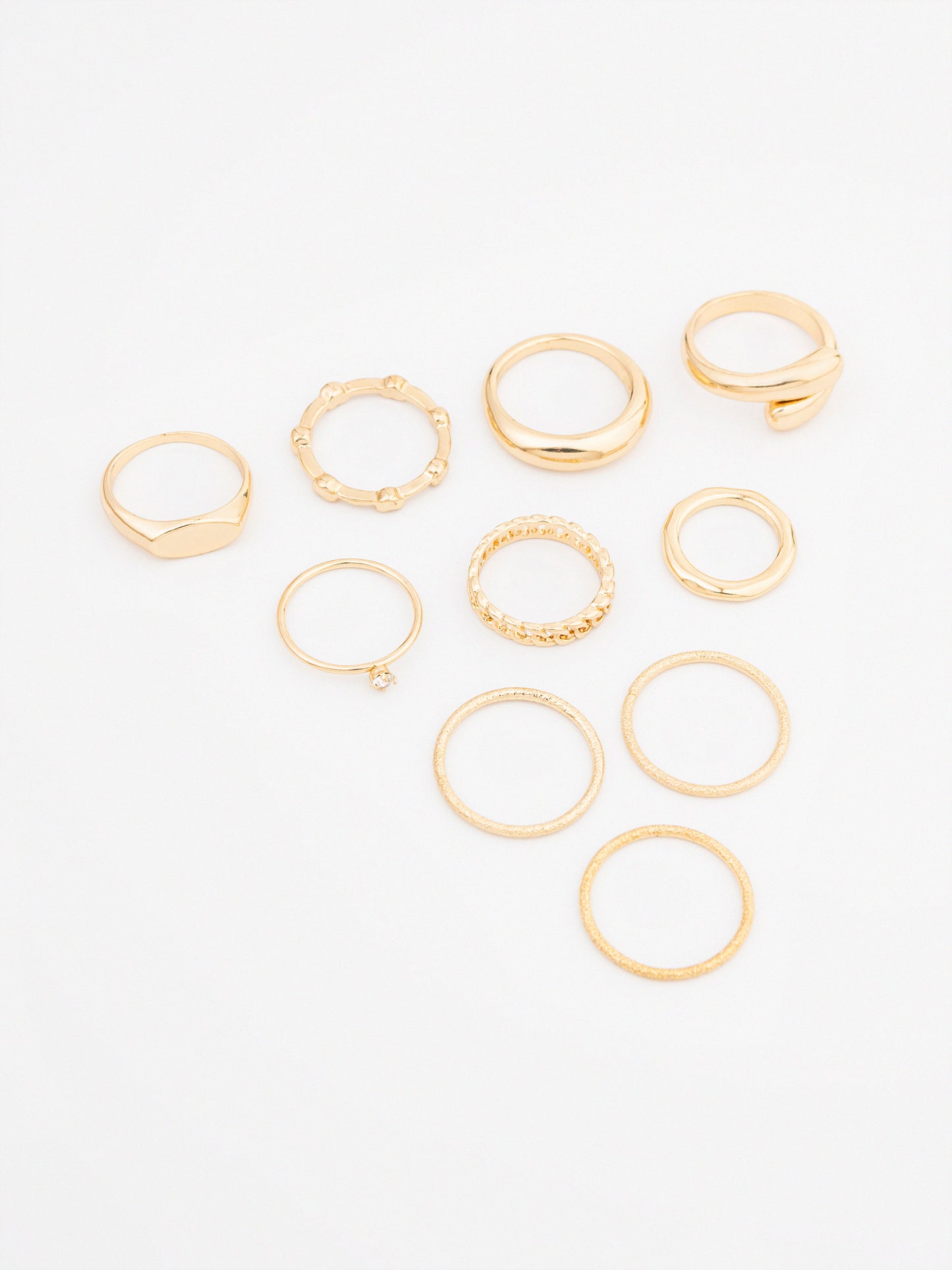Glossy Ring Set