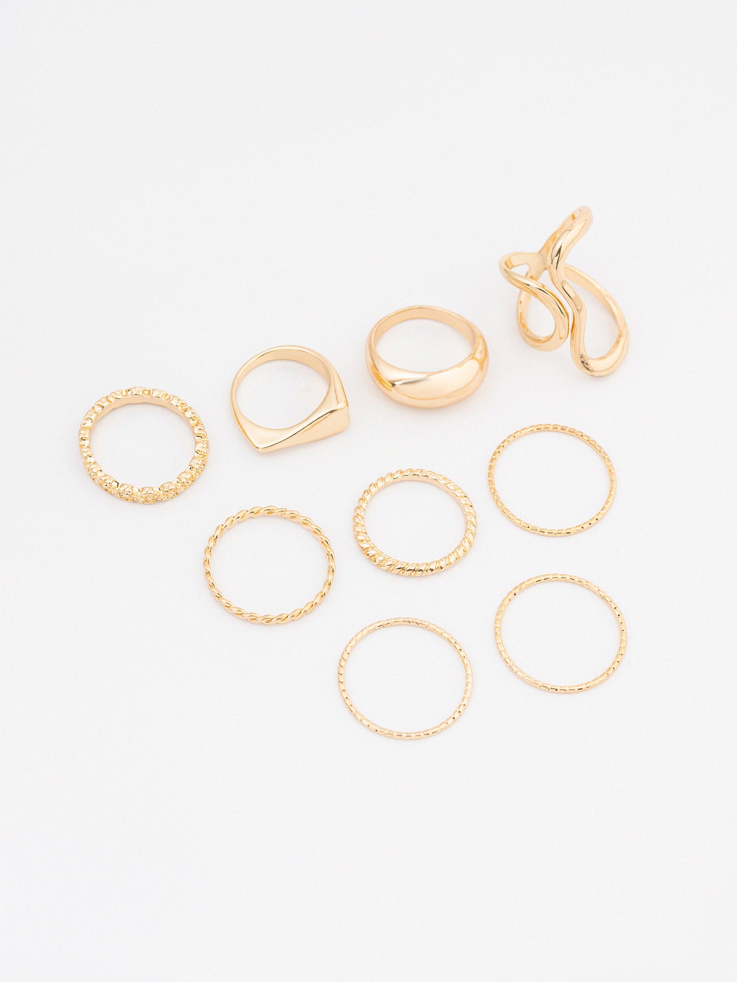 Spiral Ring Set