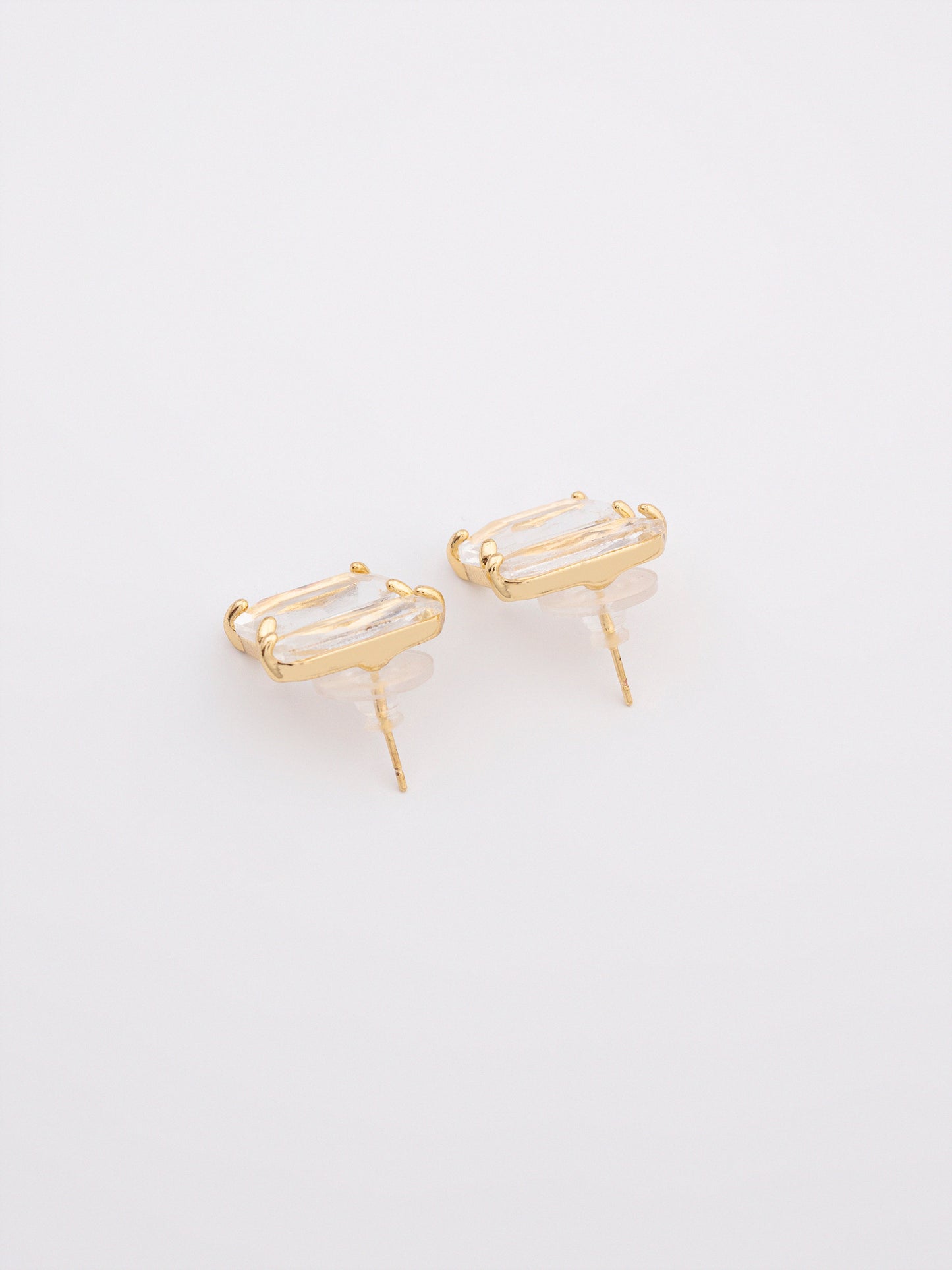 Stone Stud Earrings
