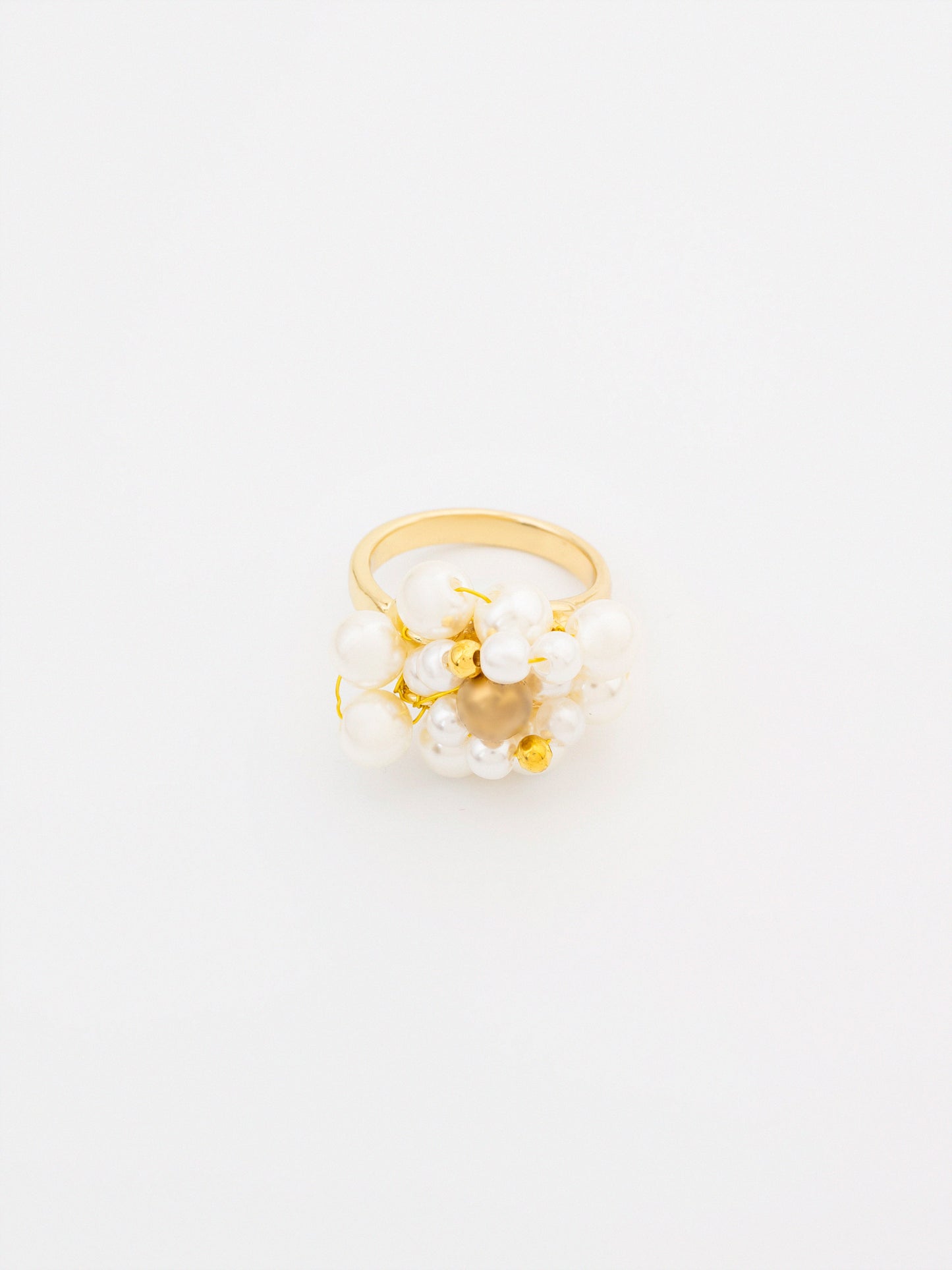 Pearl Cluster Ring