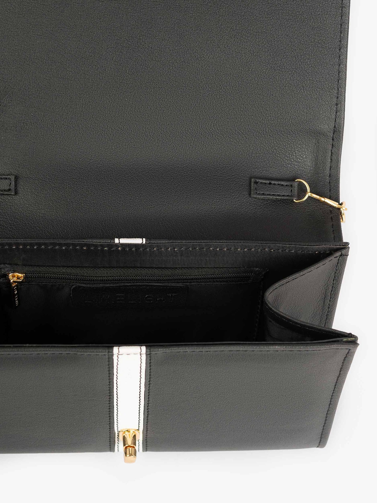 Striped Clutch