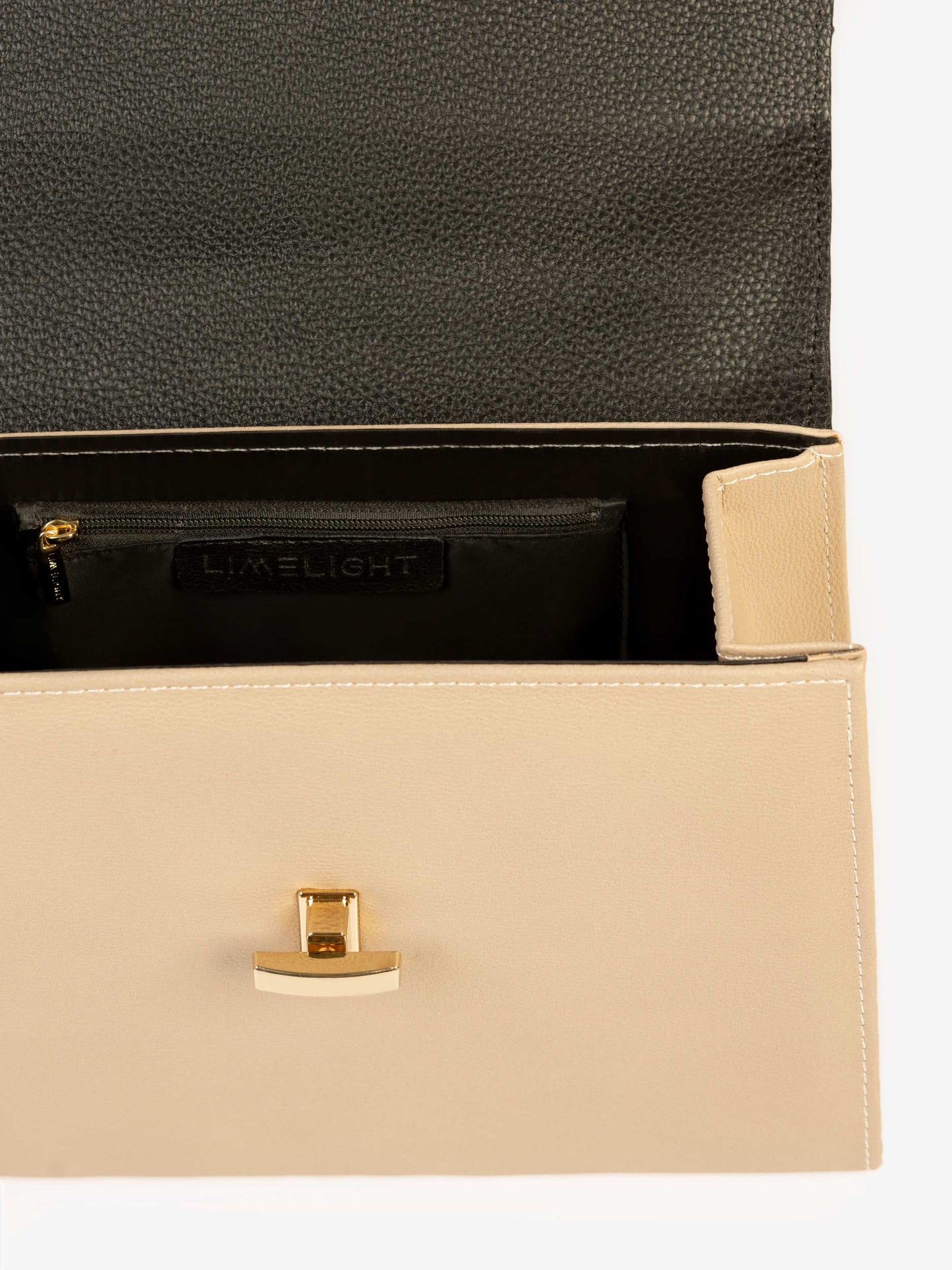 Two-tone Textured Handbag