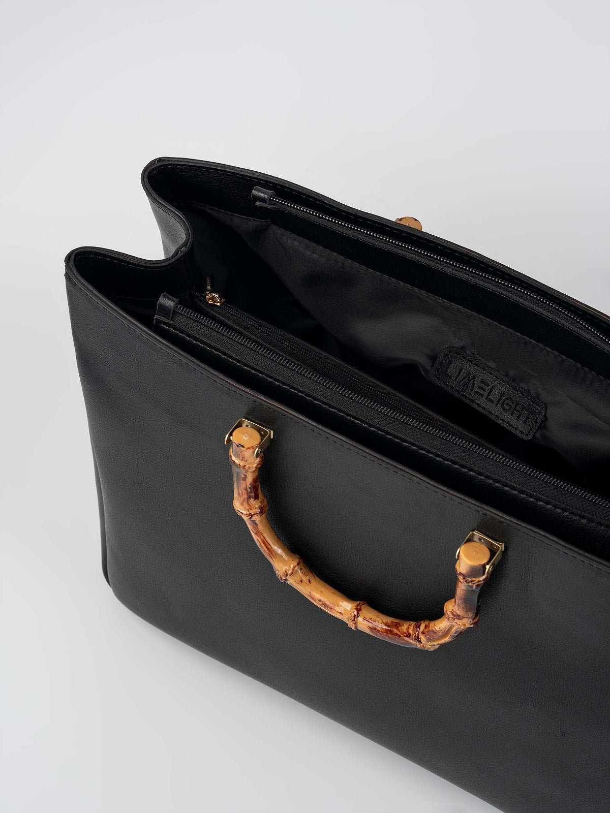 Bamboo-Handle Bag