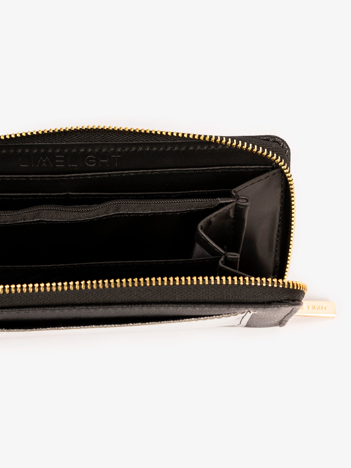Two-tone Glitter Wallet