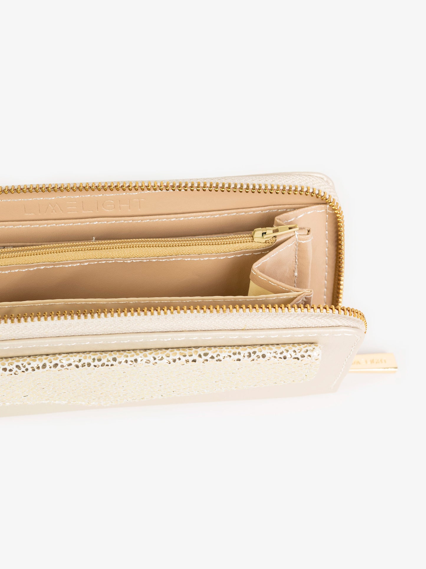 Two-tone Glitter Wallet