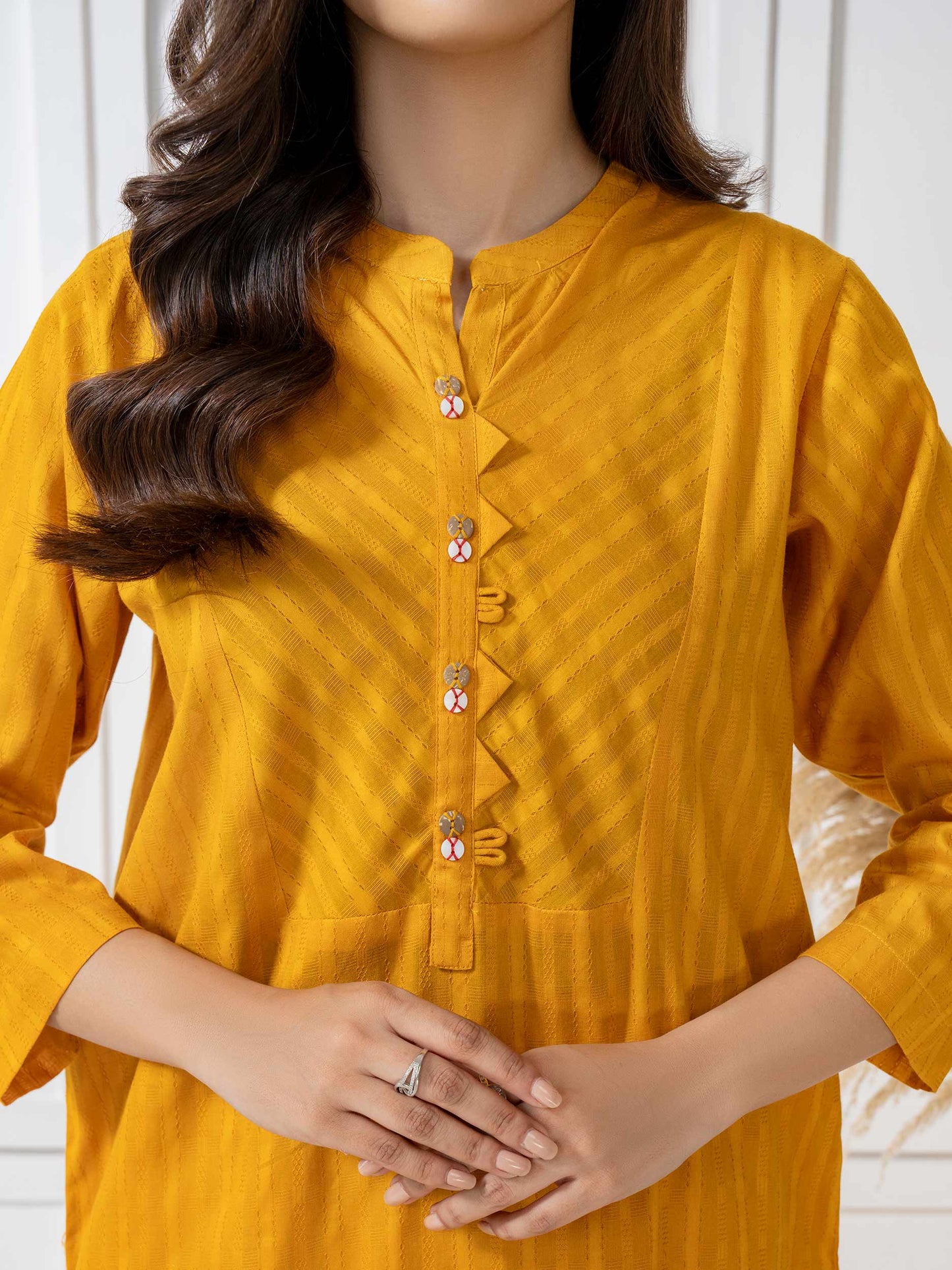 2 Piece Lawn Suit-Dyed (Pret)