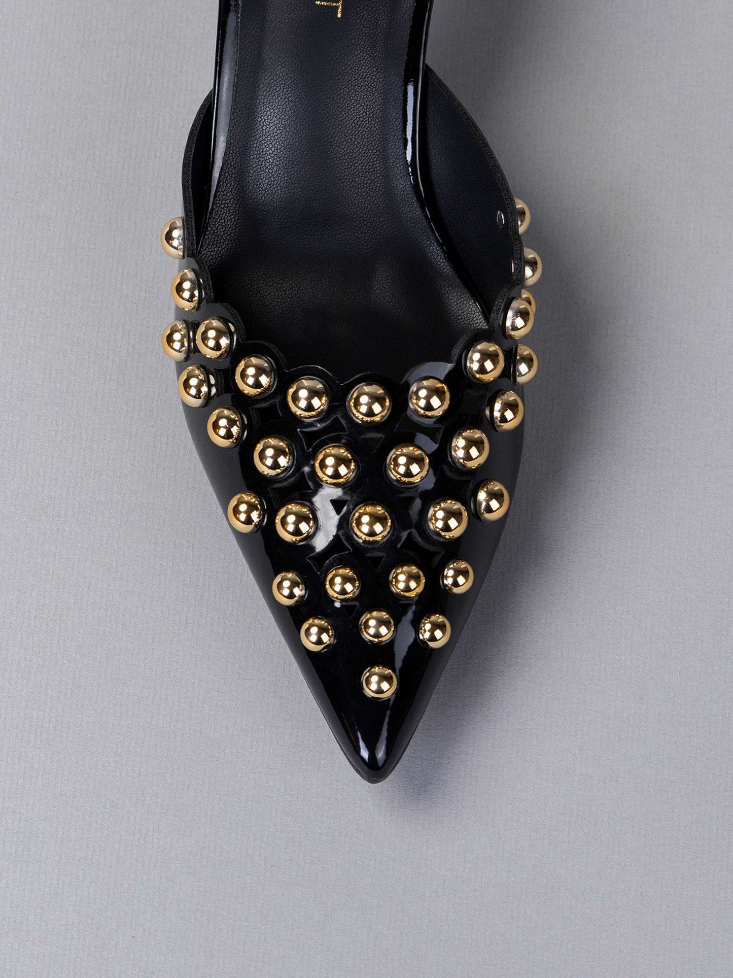 Studded Mule Heels