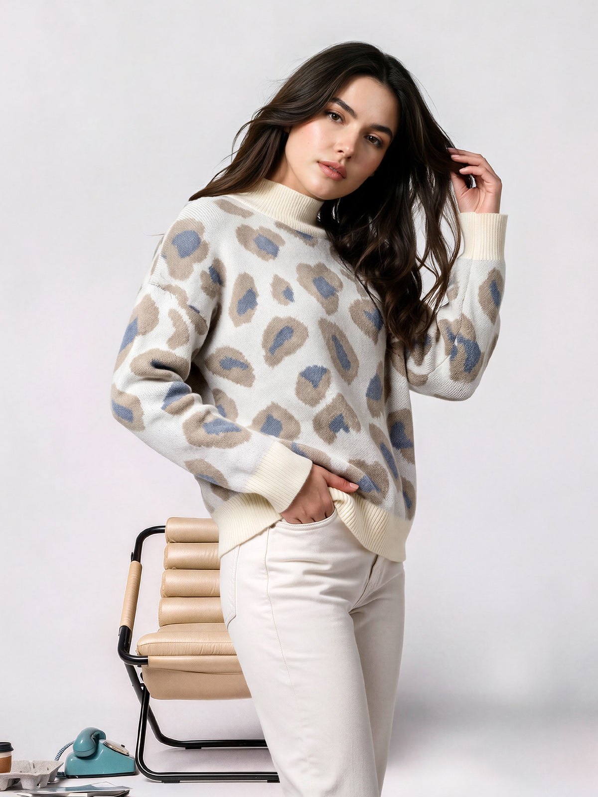 Woolen Jacquard Sweater