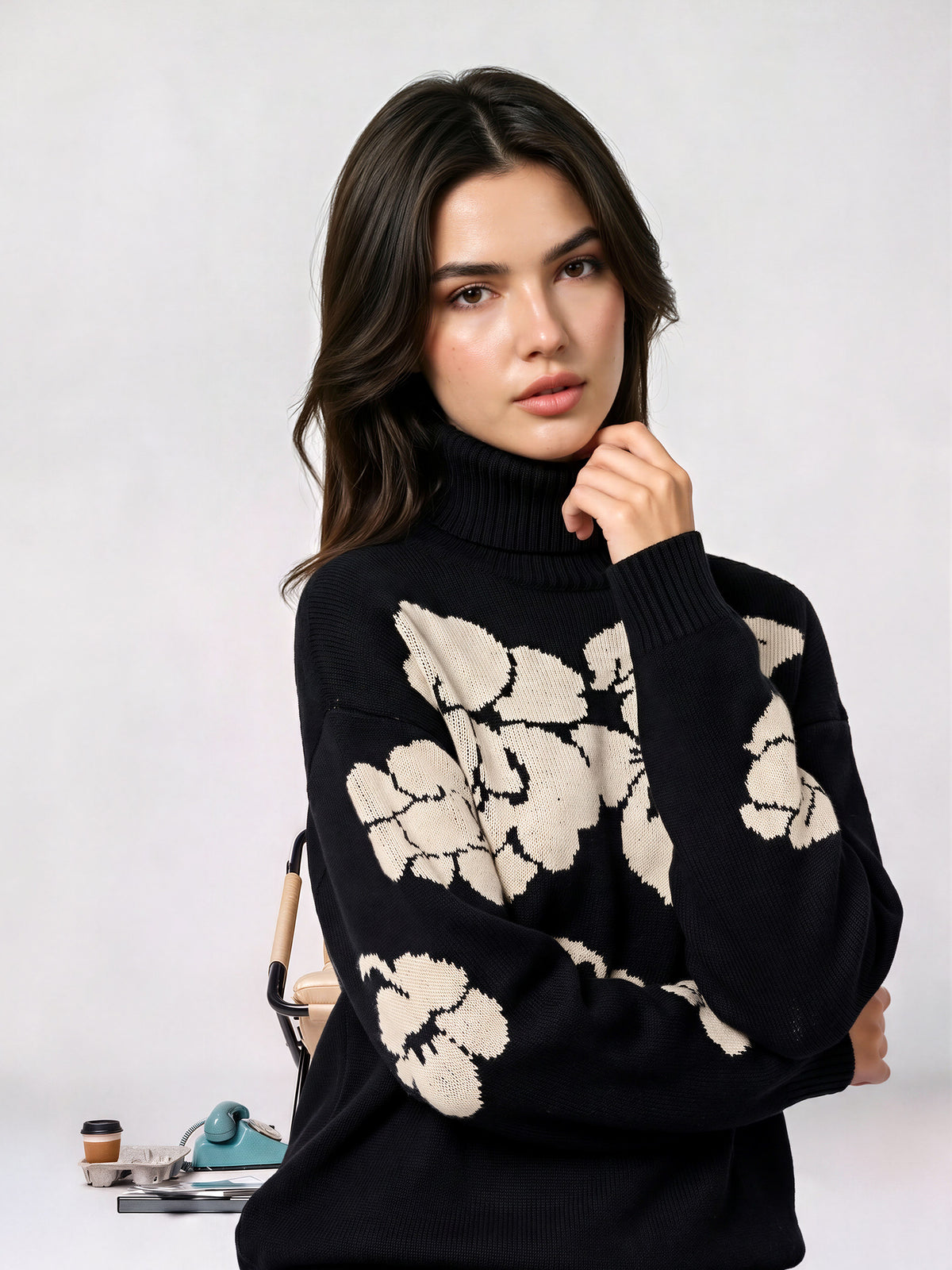 Woolen Jacquard Co-ord Set