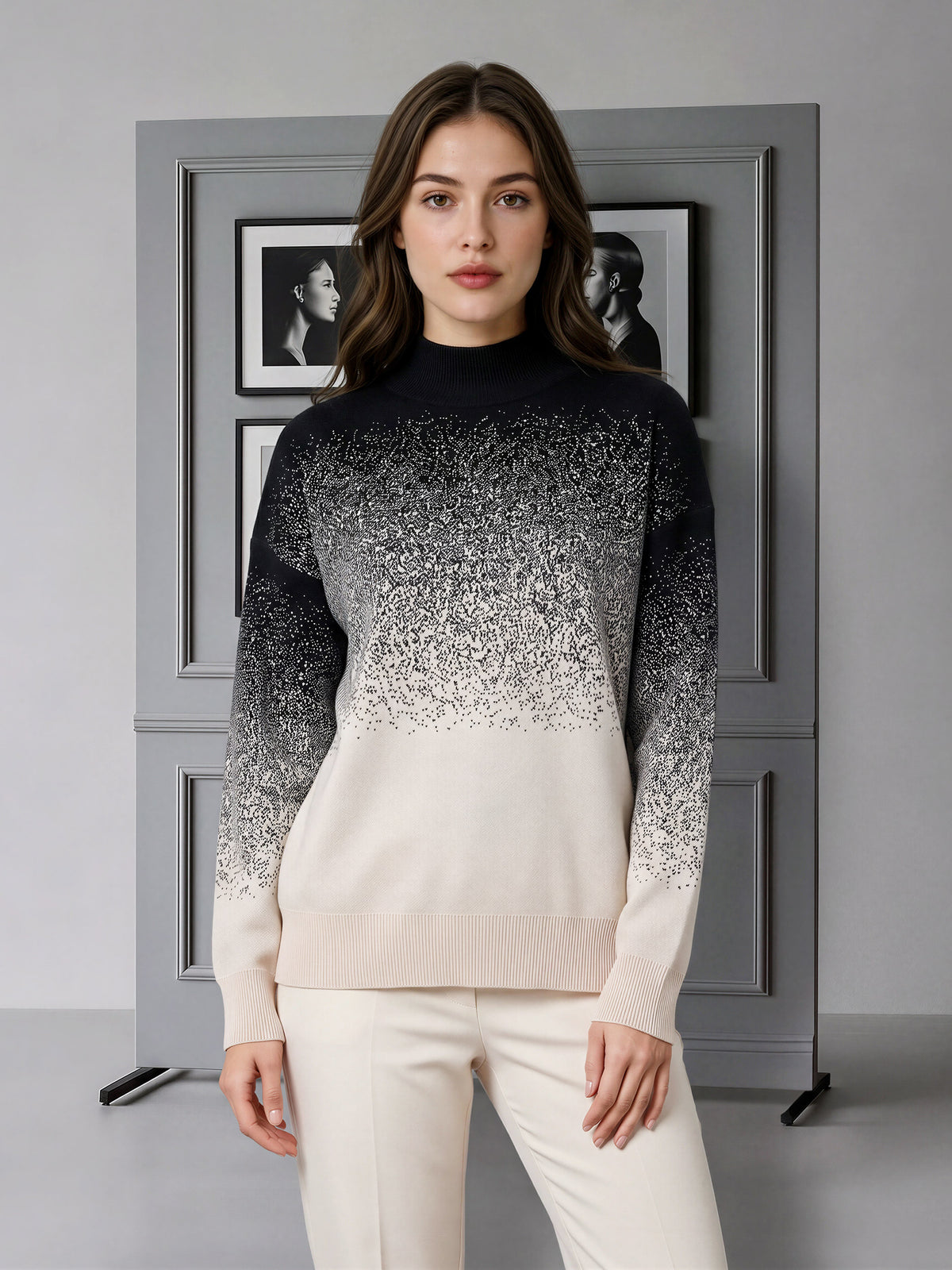 Woolen Jacquard Co-ord Set