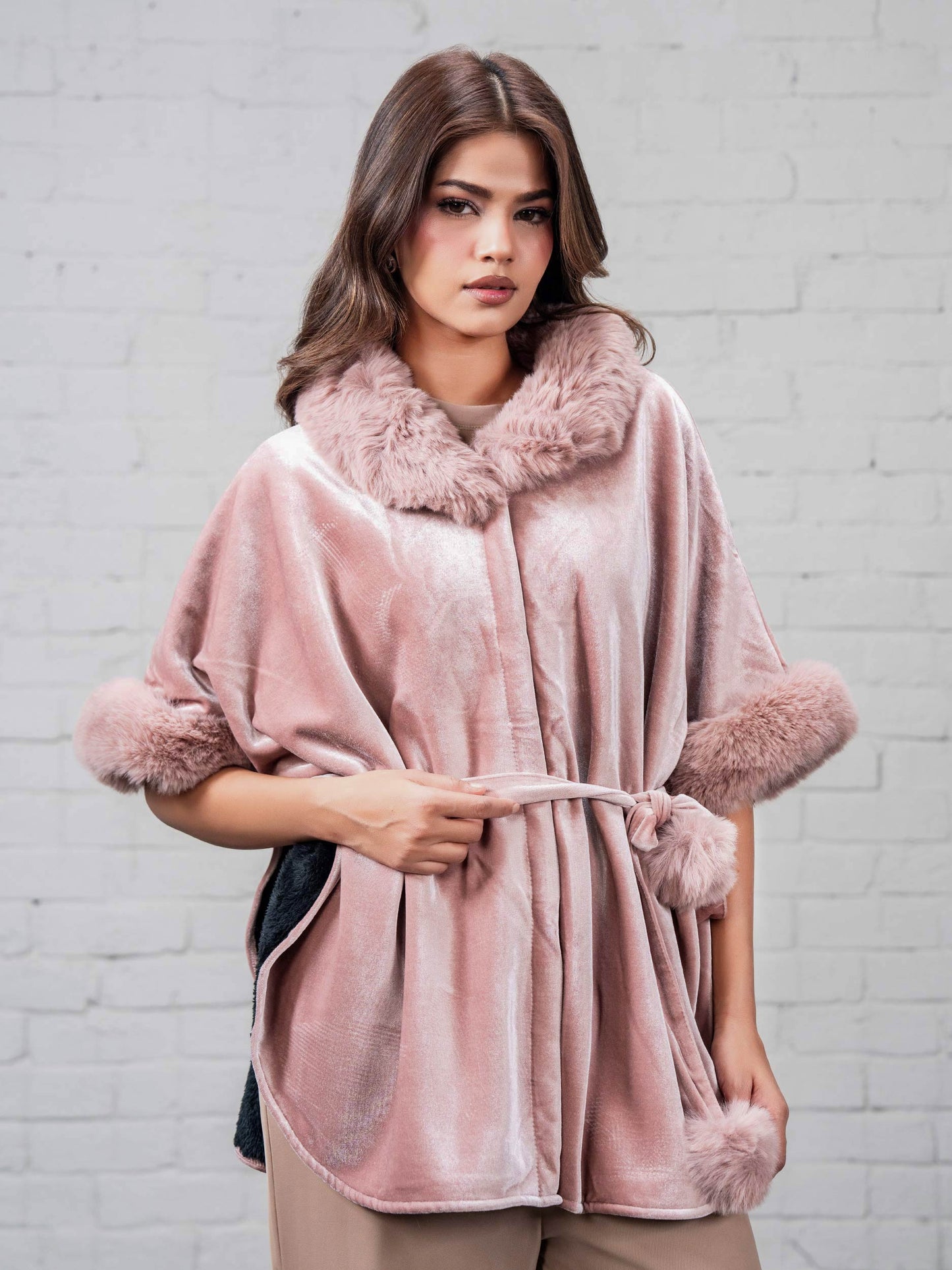 Velvet Fur Cape
