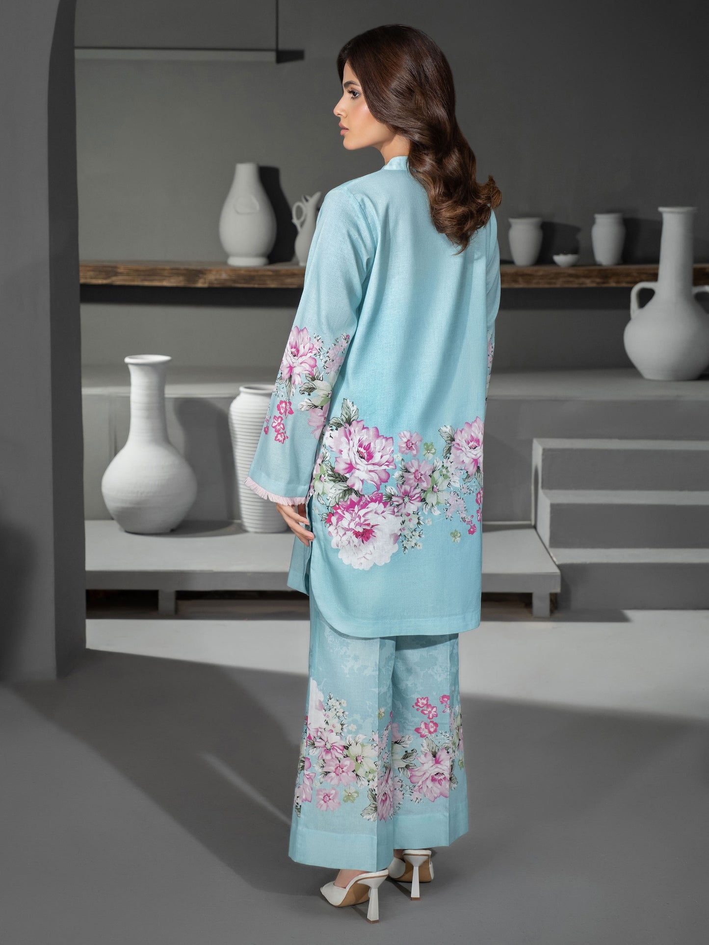 2 Piece Khaddar Suit-Printed (Unstitched)