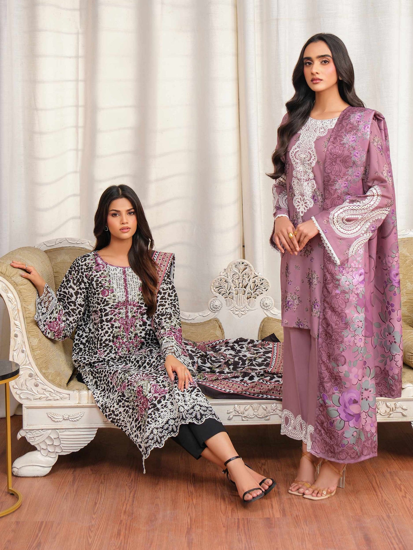 3 Piece Khaddar Suit-Embroidered (Unstitched)