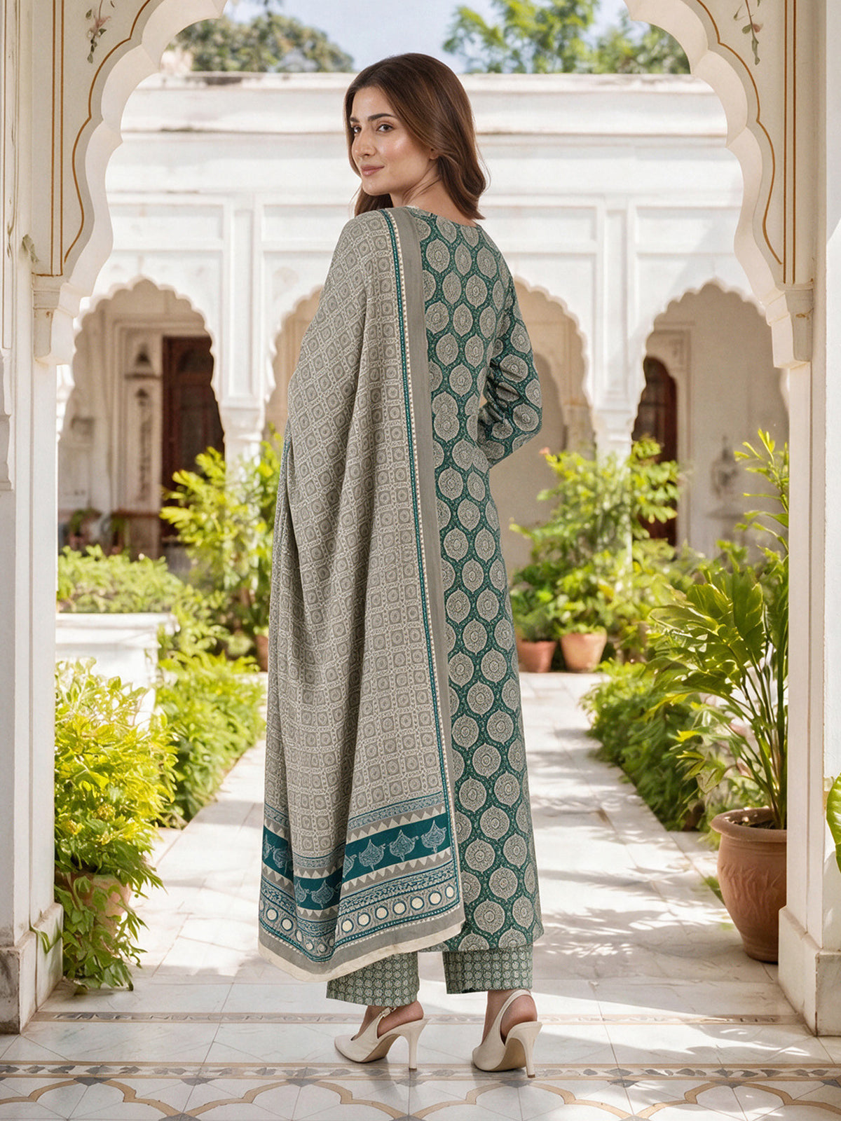 3 Piece Karandi (Unstitched)