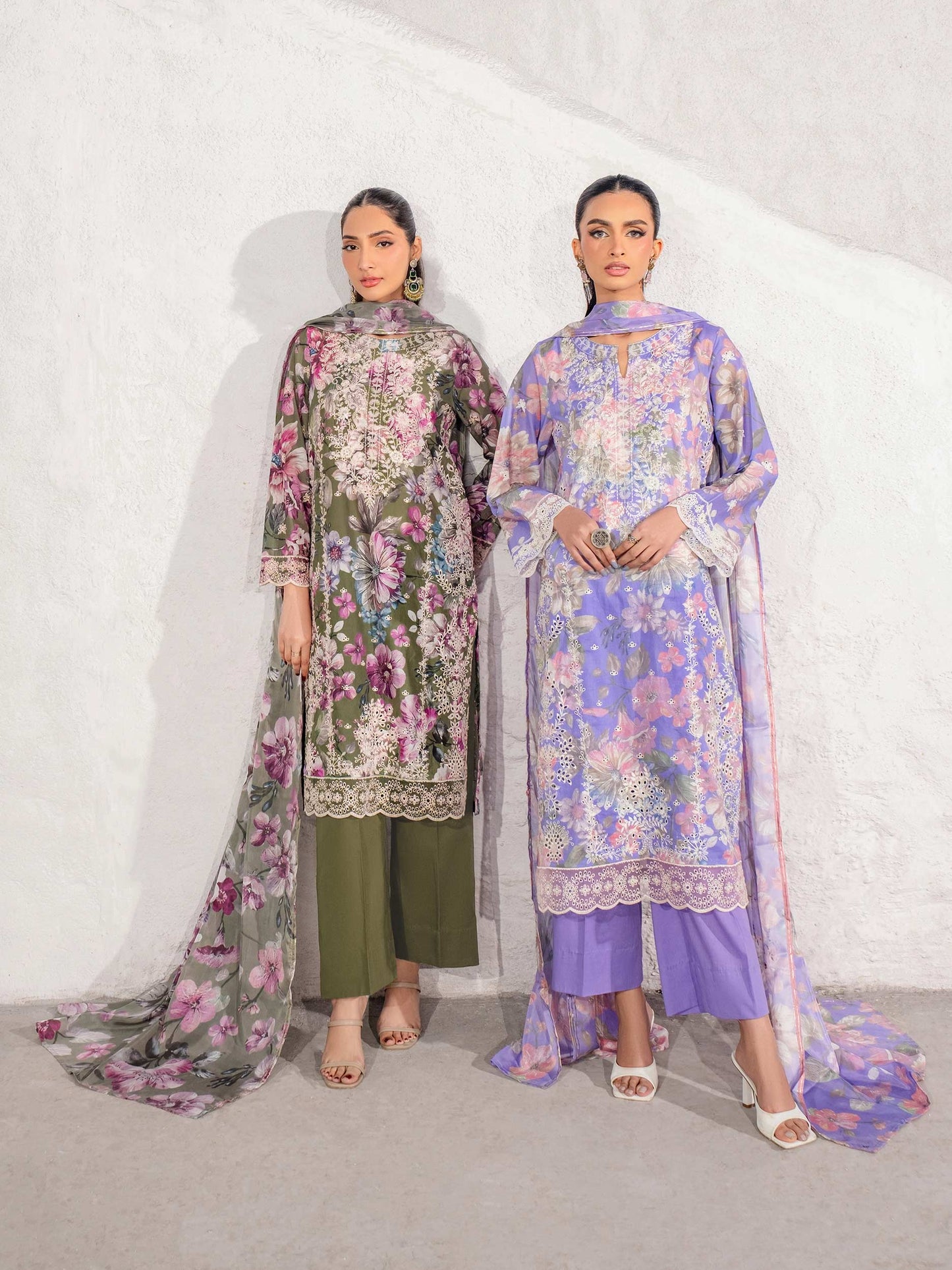 3 Piece Lawn Suit-Embroidered (Unstitched)