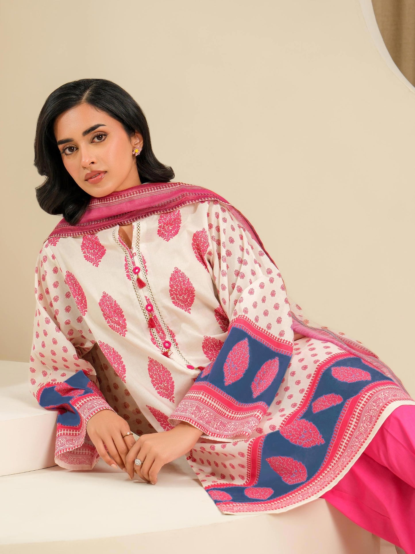 2 Piece Lawn Suit-Printed (Unstitched)