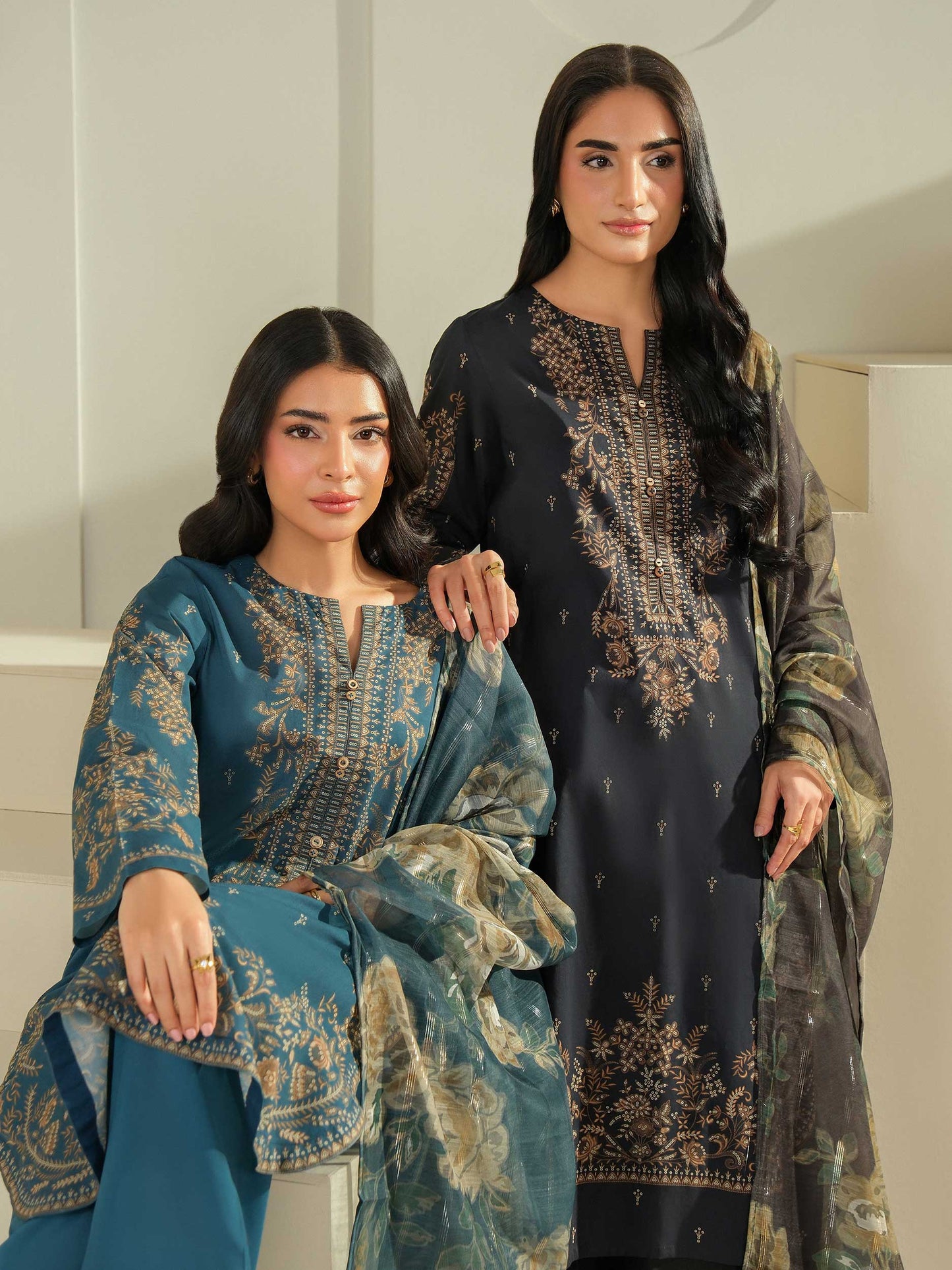 3 Piece Lawn Suit-Printed (Unstitched)