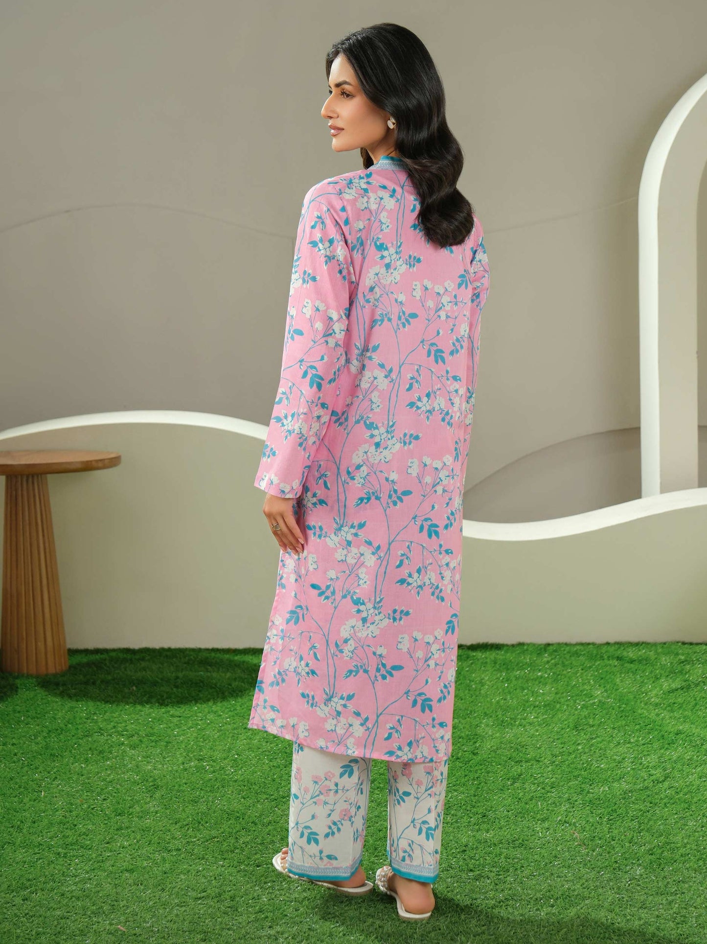 2 Piece Cambric Suit-Printed (Unstitched)