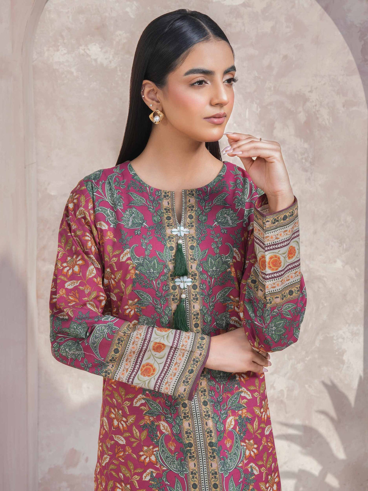 2 Piece Lawn Suit-Printed (Unstitched)