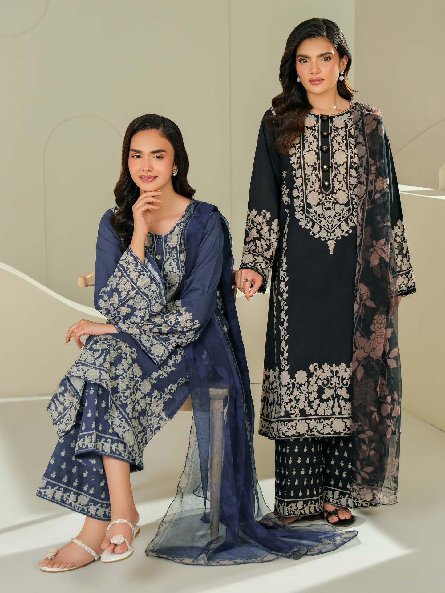 3 Piece Lawn Suit-Printed (Unstitched)