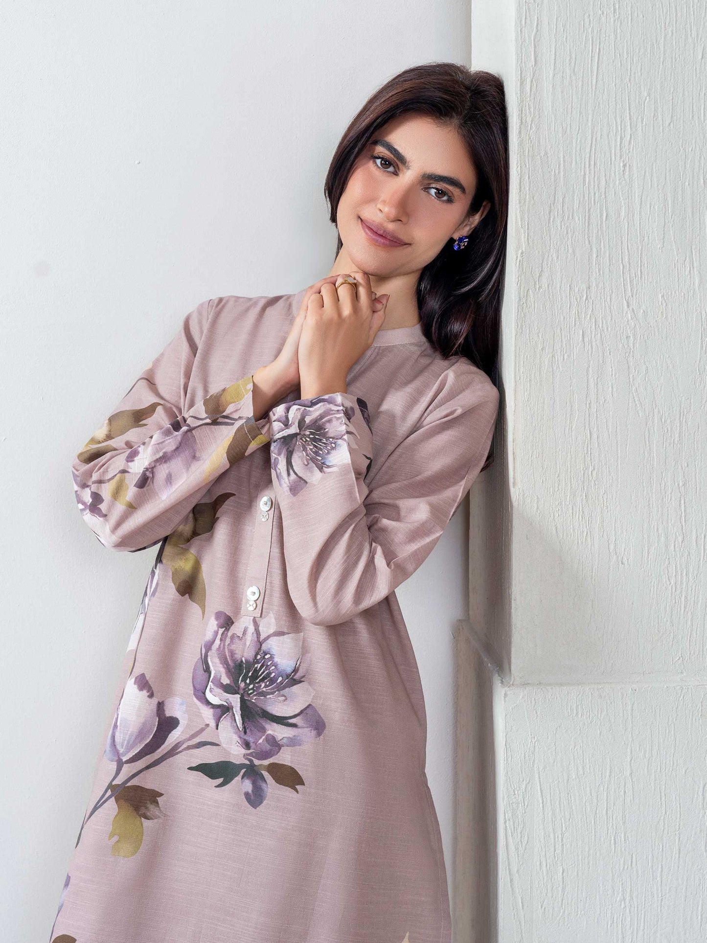 2 Piece Slub Khaddar Suit (Unstitched)