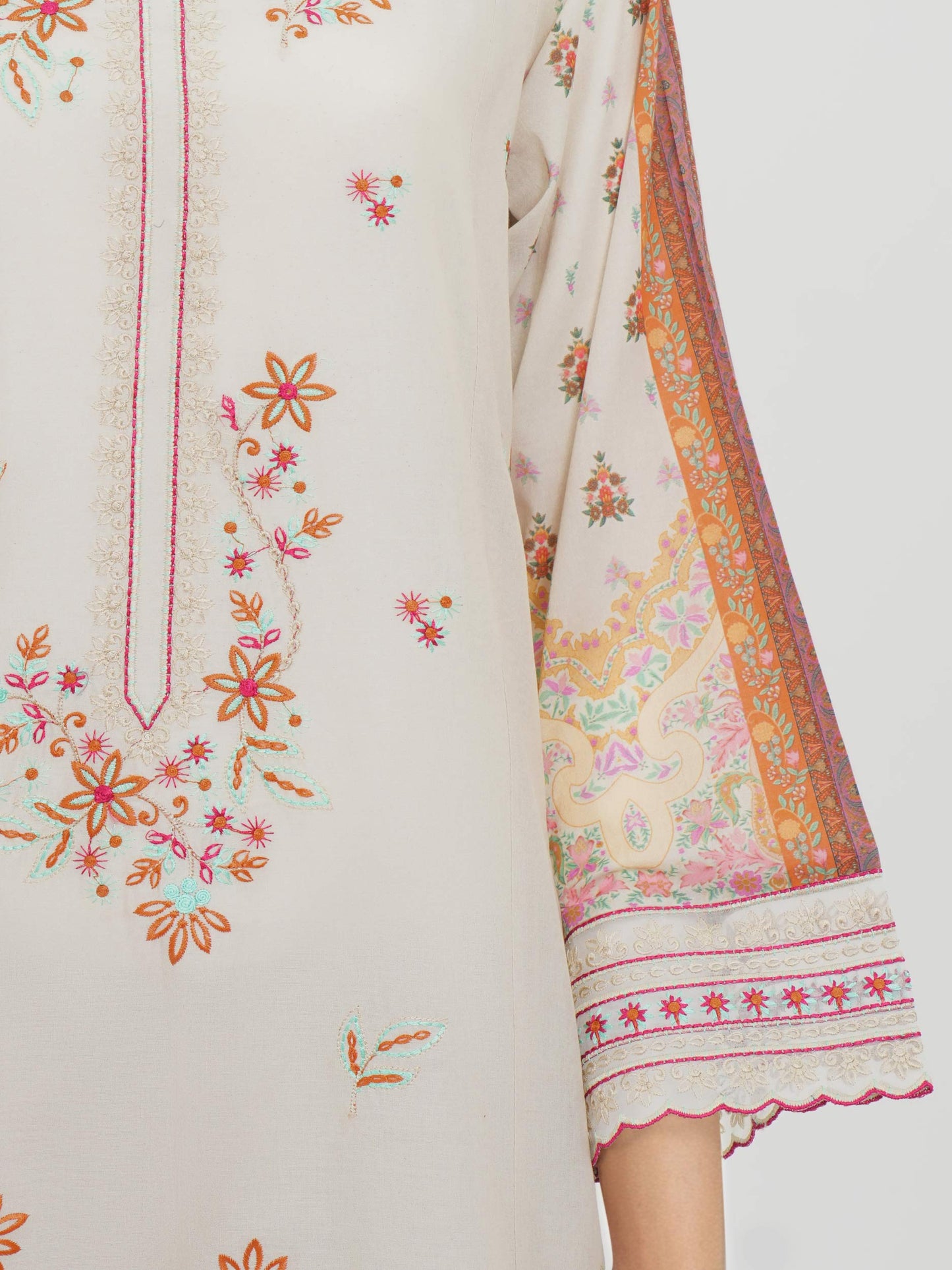 3 Piece Lawn Suit-Embroidered (Unstitched)
