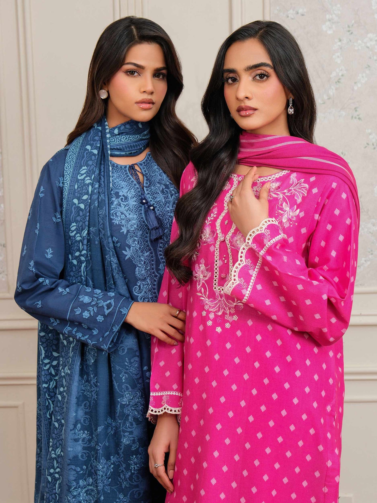 3 Piece Khaddar Suit-Embroidered (Unstitched)