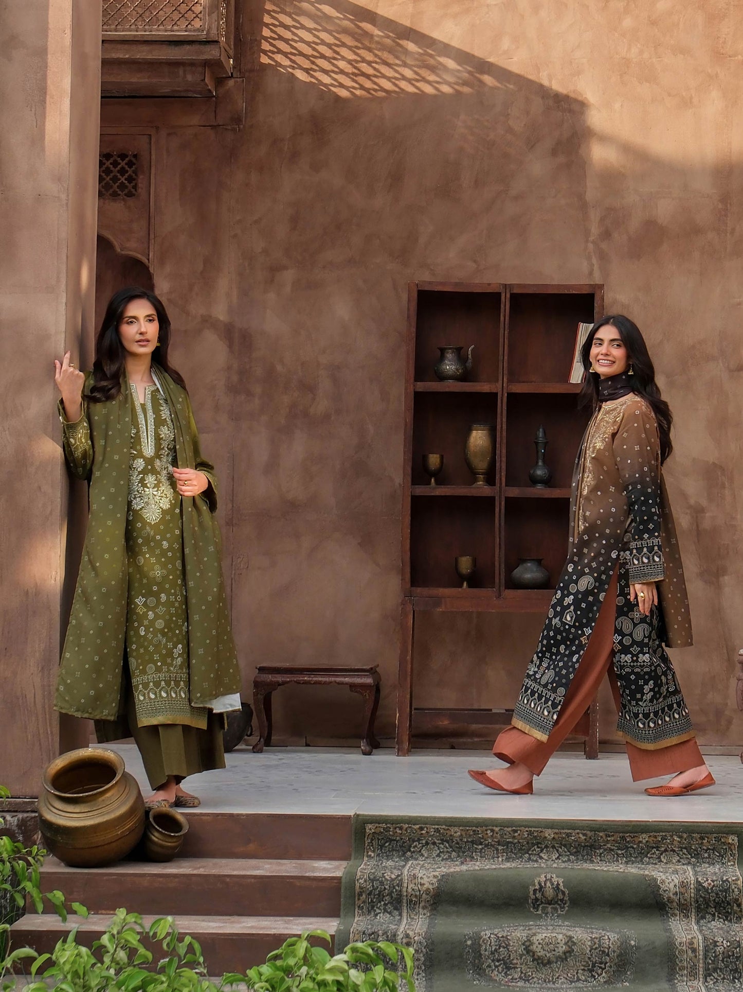 3 Piece Khaddar Suit-Embroidered (Unstitched)