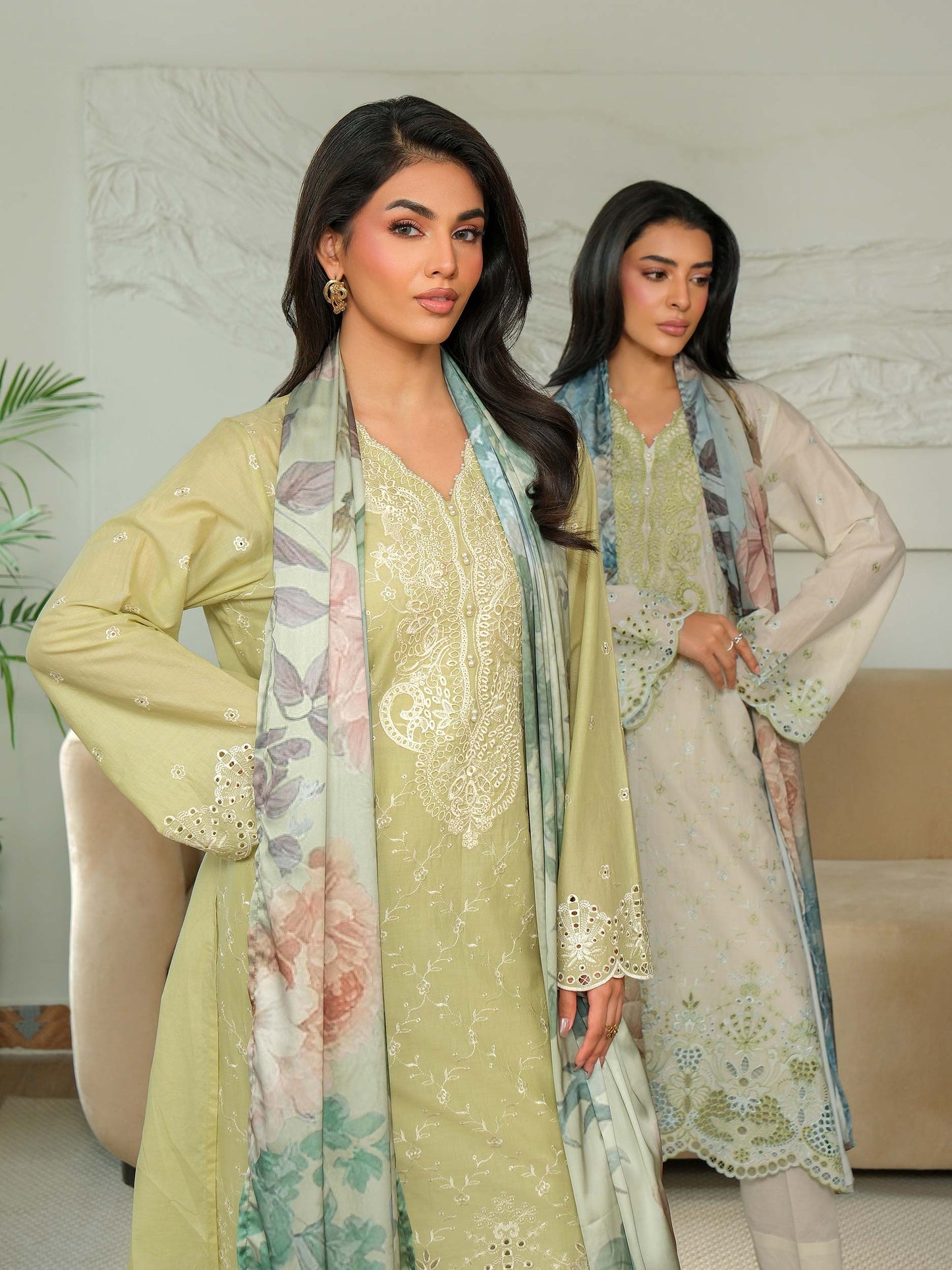 3 Piece Khaddar Suit-Embroidered (Unstitched)