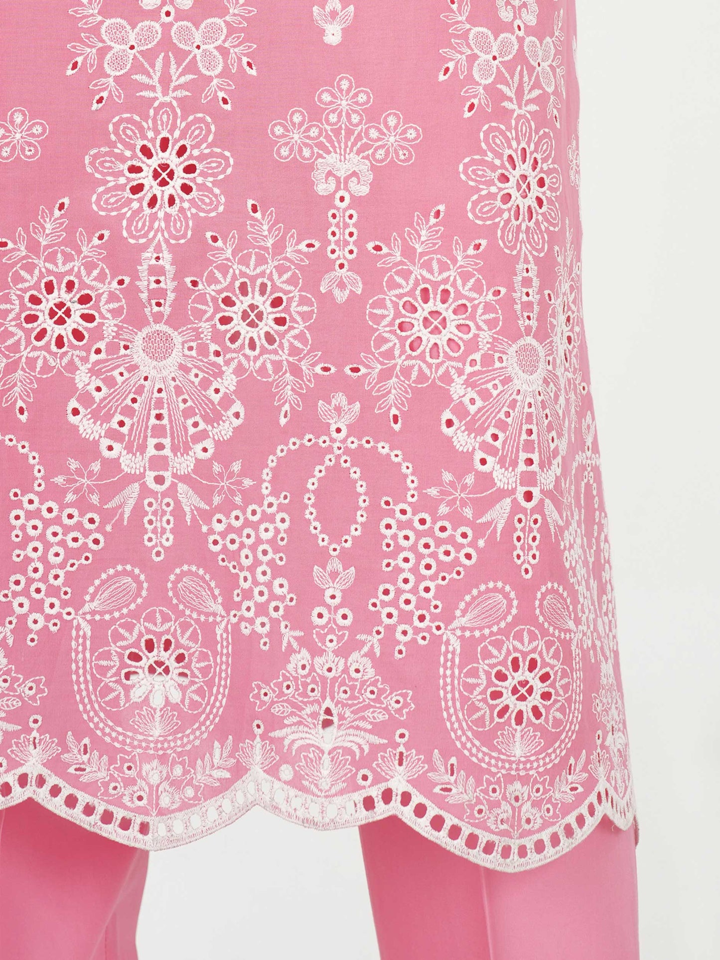 3 Piece Cambric Suit-Embroidered (Unstitched)