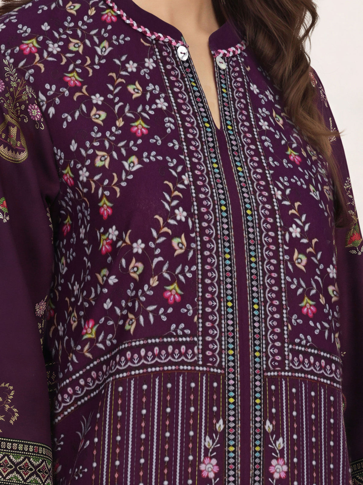 3 Piece Khaddar Suit (Unstitched)