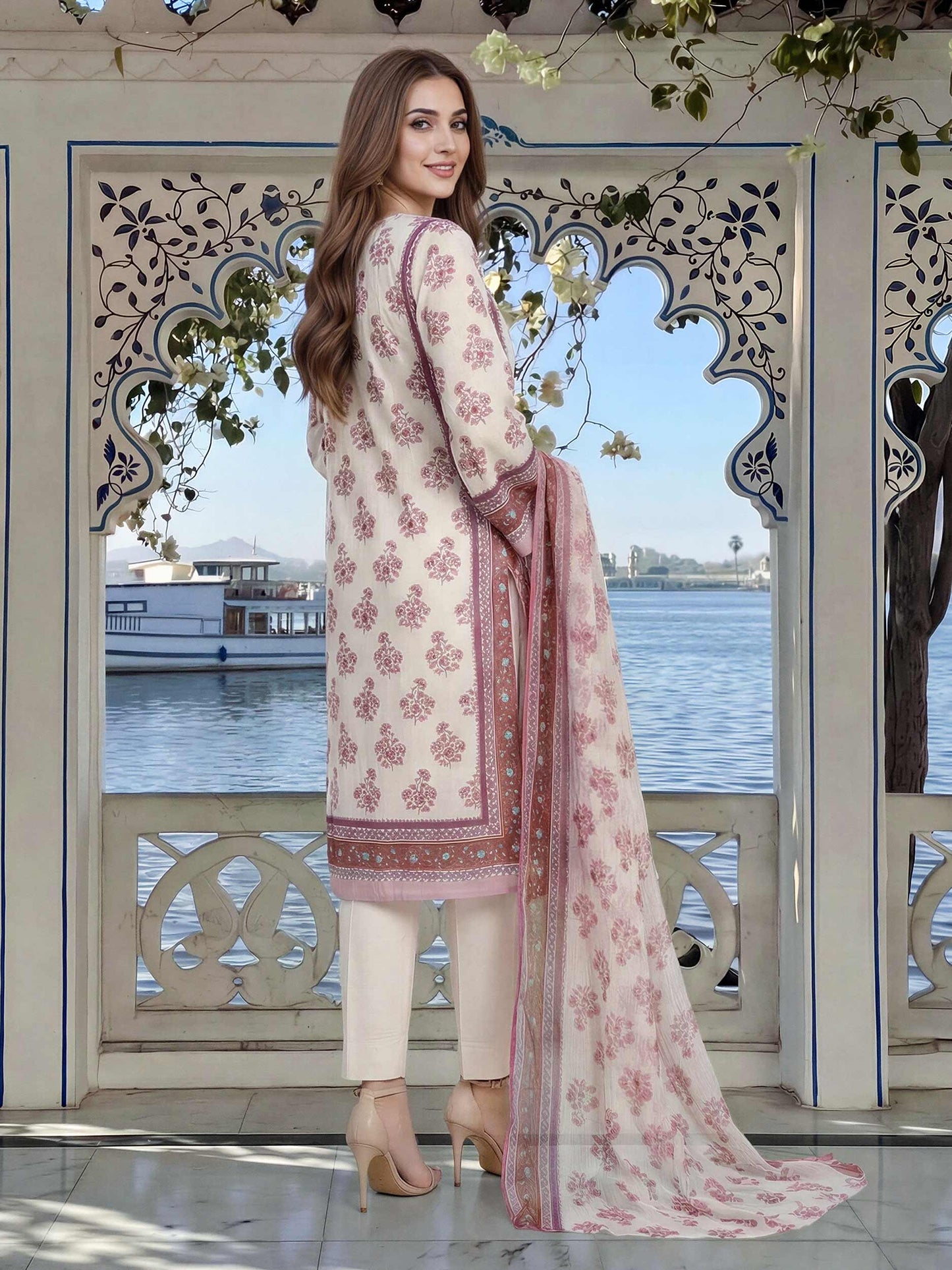 2 Piece Lawn Suit (Unstitched)
