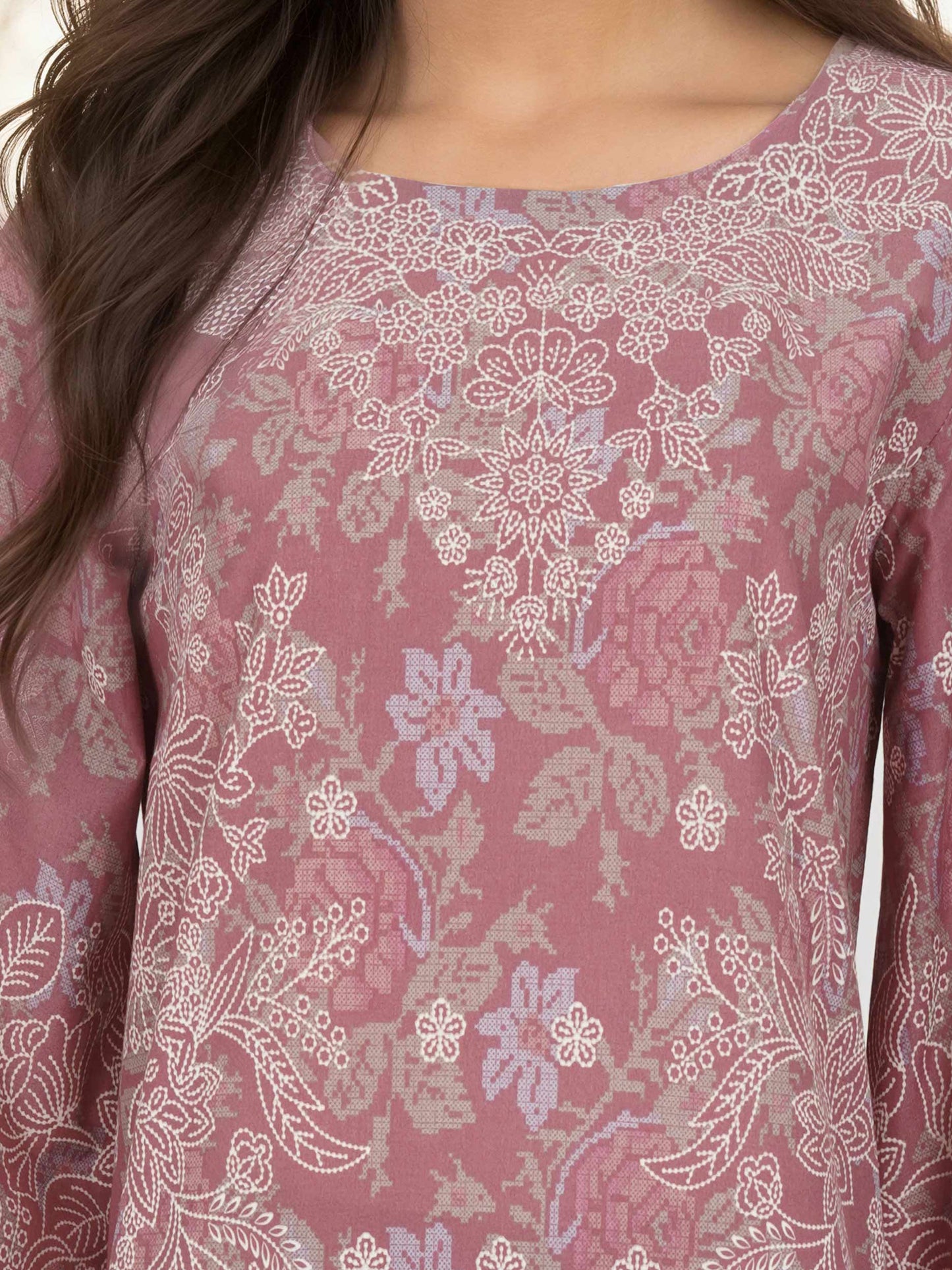 3 Piece Lawn Paste Suit (Unstitched)