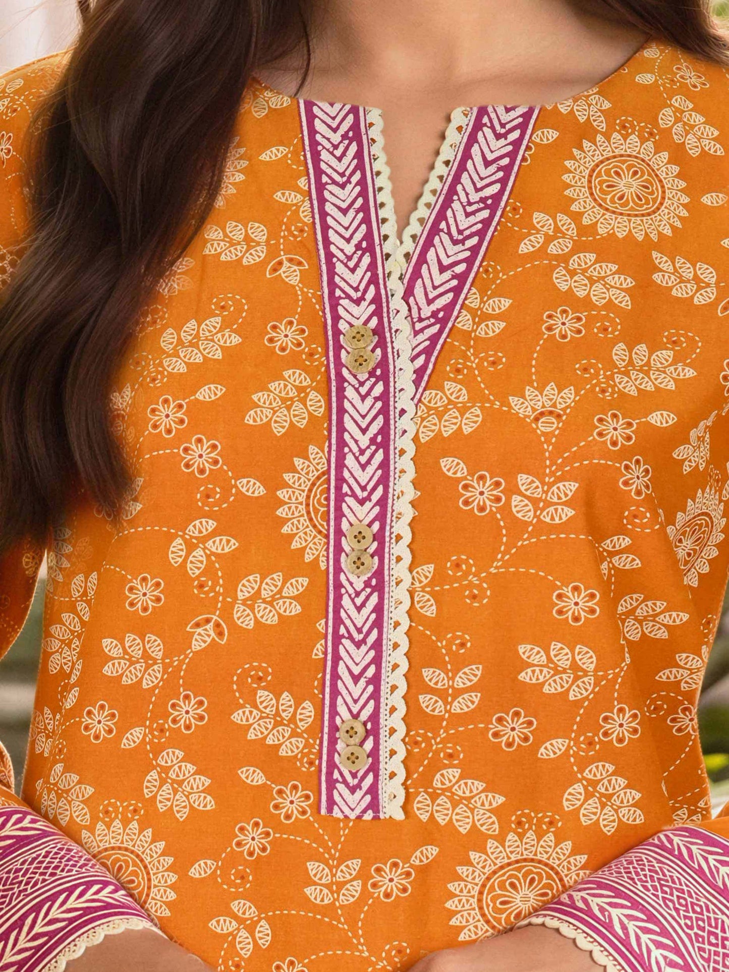 2 Piece Lawn Suit (Unstitched)