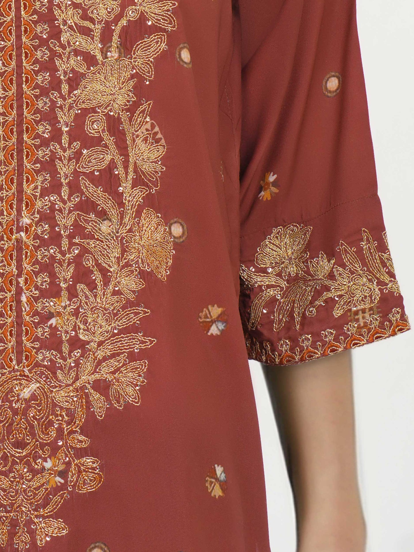 3 Piece Lawn Suit-Embroidered (Unstitched)