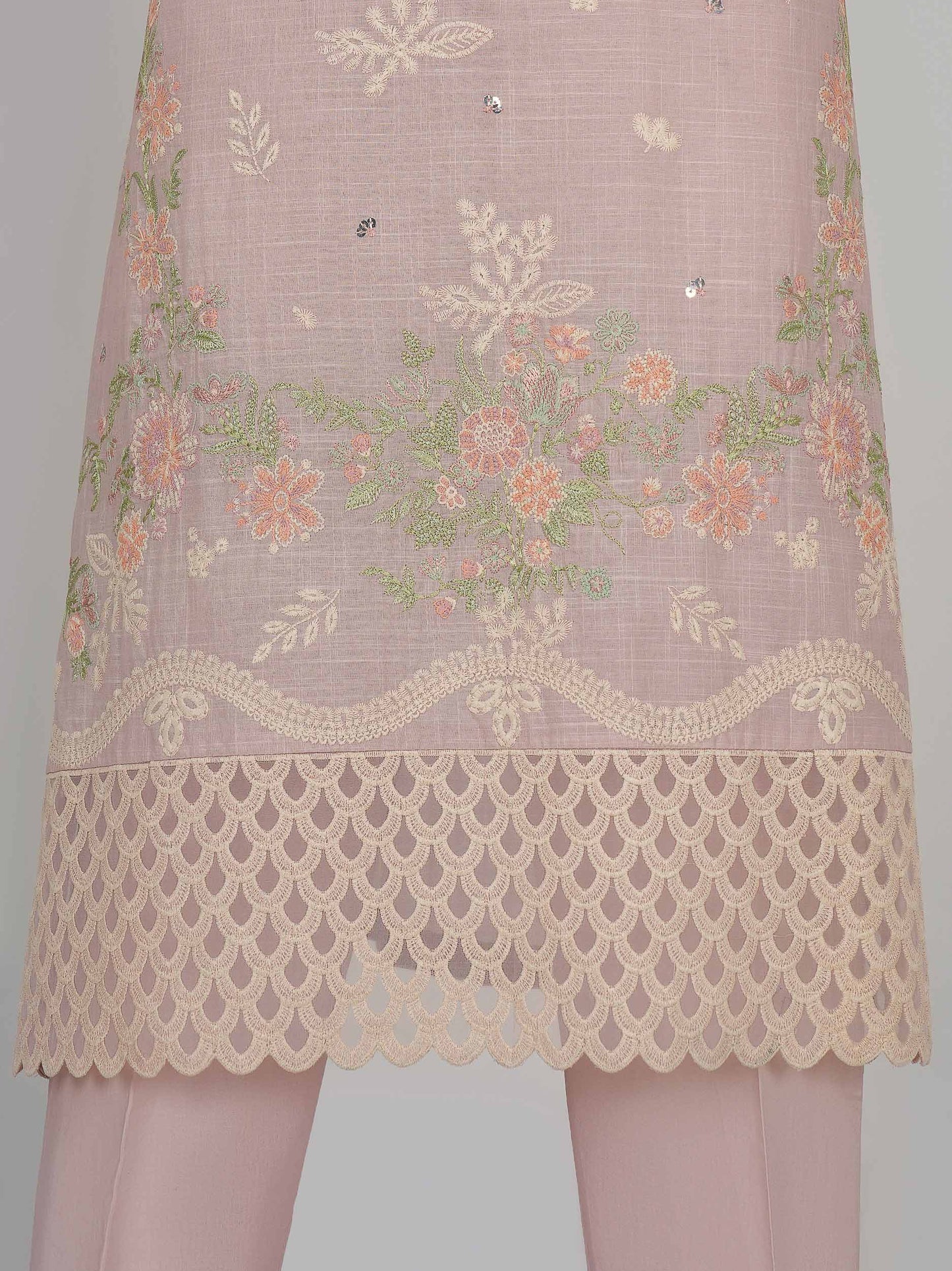 3 Piece Lawn Suit- Embroidered (Unstitched)