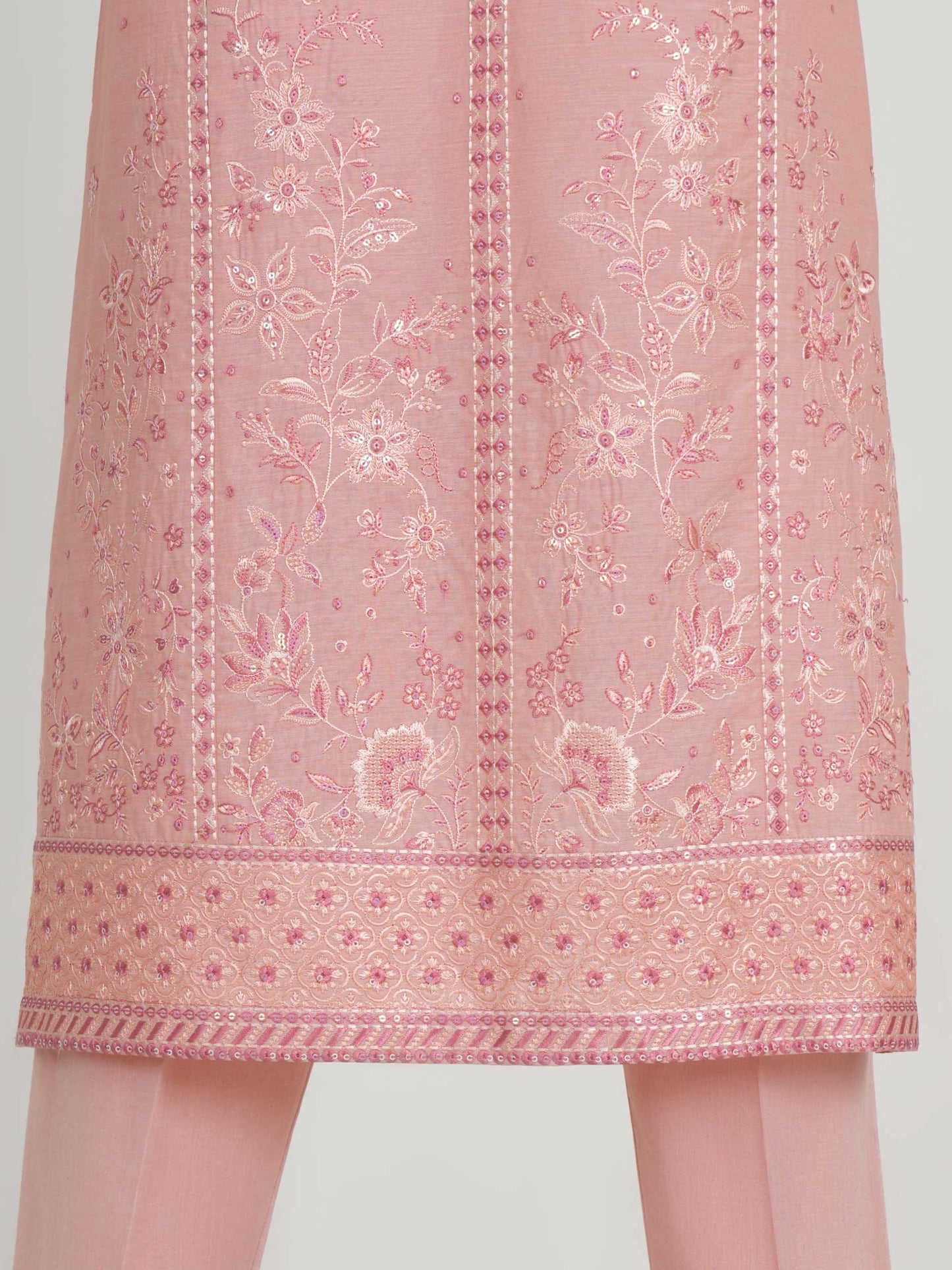 3 Piece Yarn Dyed Suit- Embroidered (Unstitched)