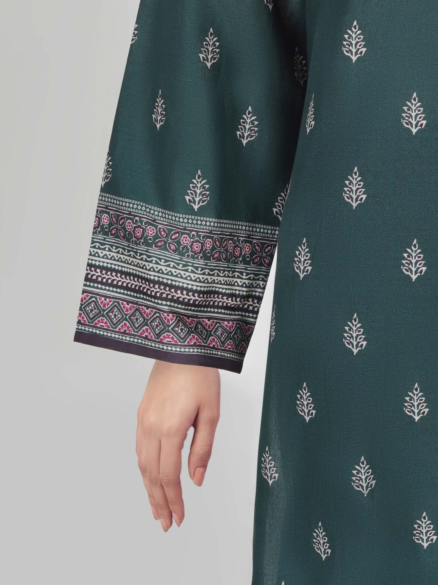 3 Piece Lawn Paste Suit (Unstitched)