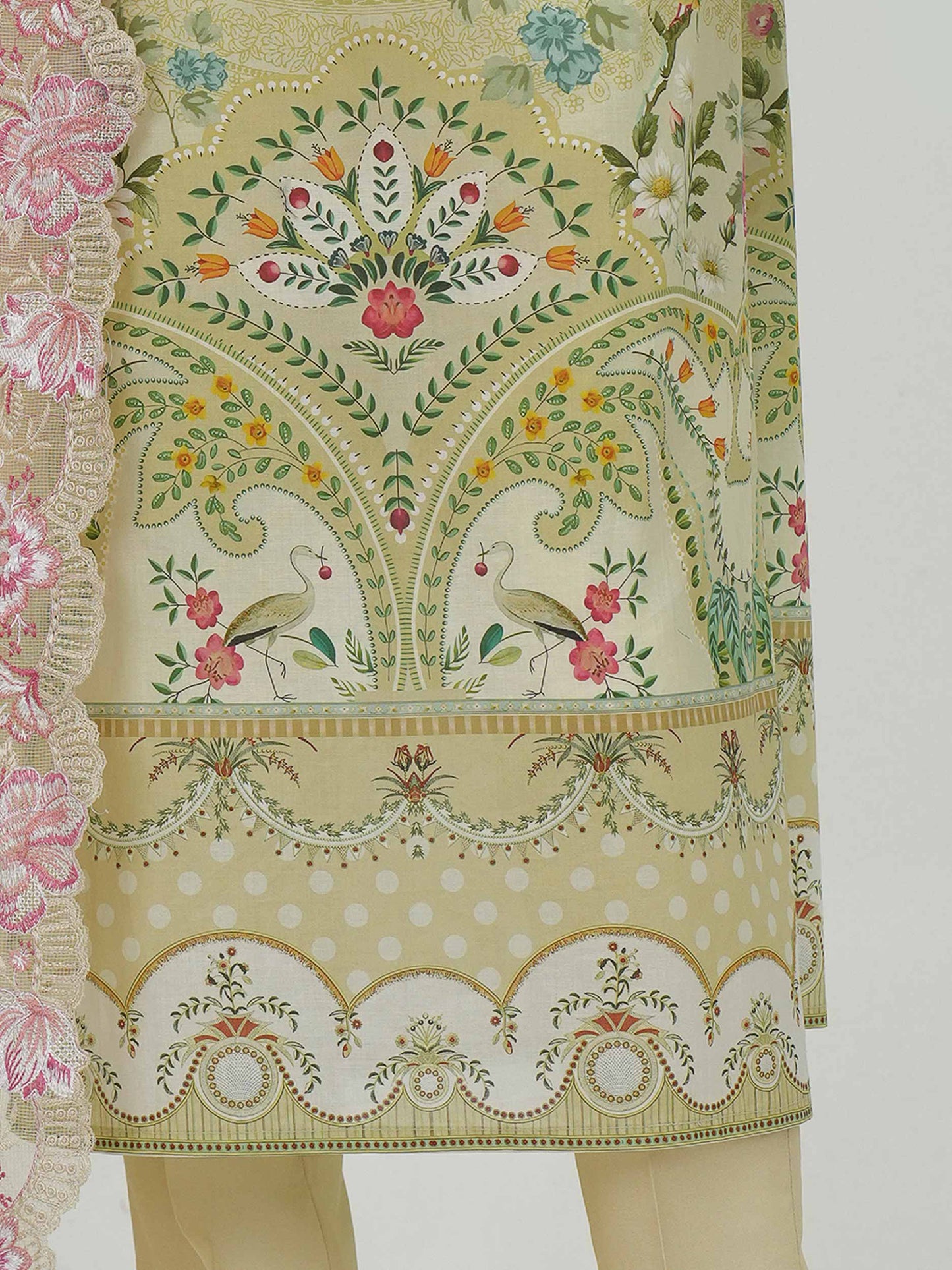 3 Piece Lawn Suit-Embroidered (Unstitched)