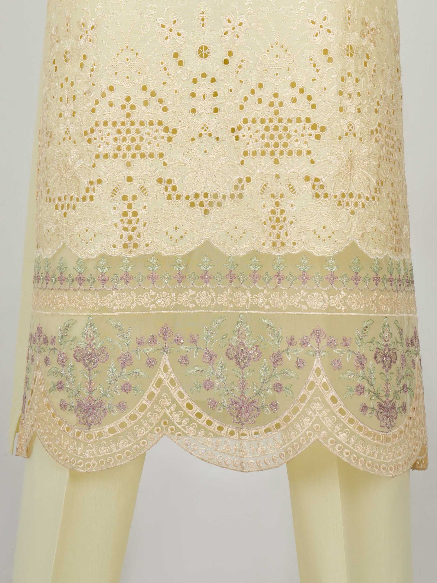 3 Piece Yarn Dyed Suit- Embroidered (Unstitched)