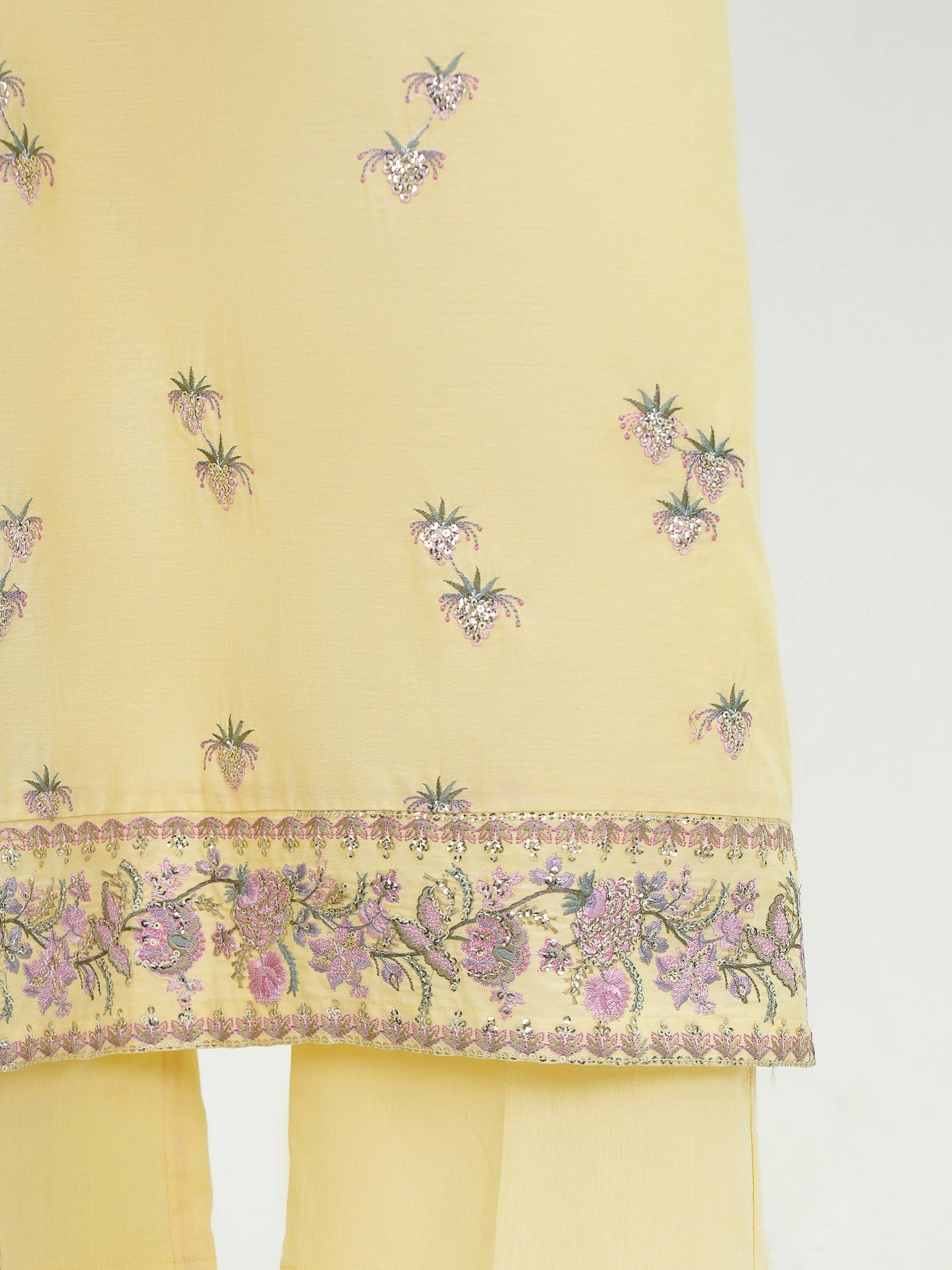 3 Piece Yarn Dyed Suit-Embroidered (Unstitched)