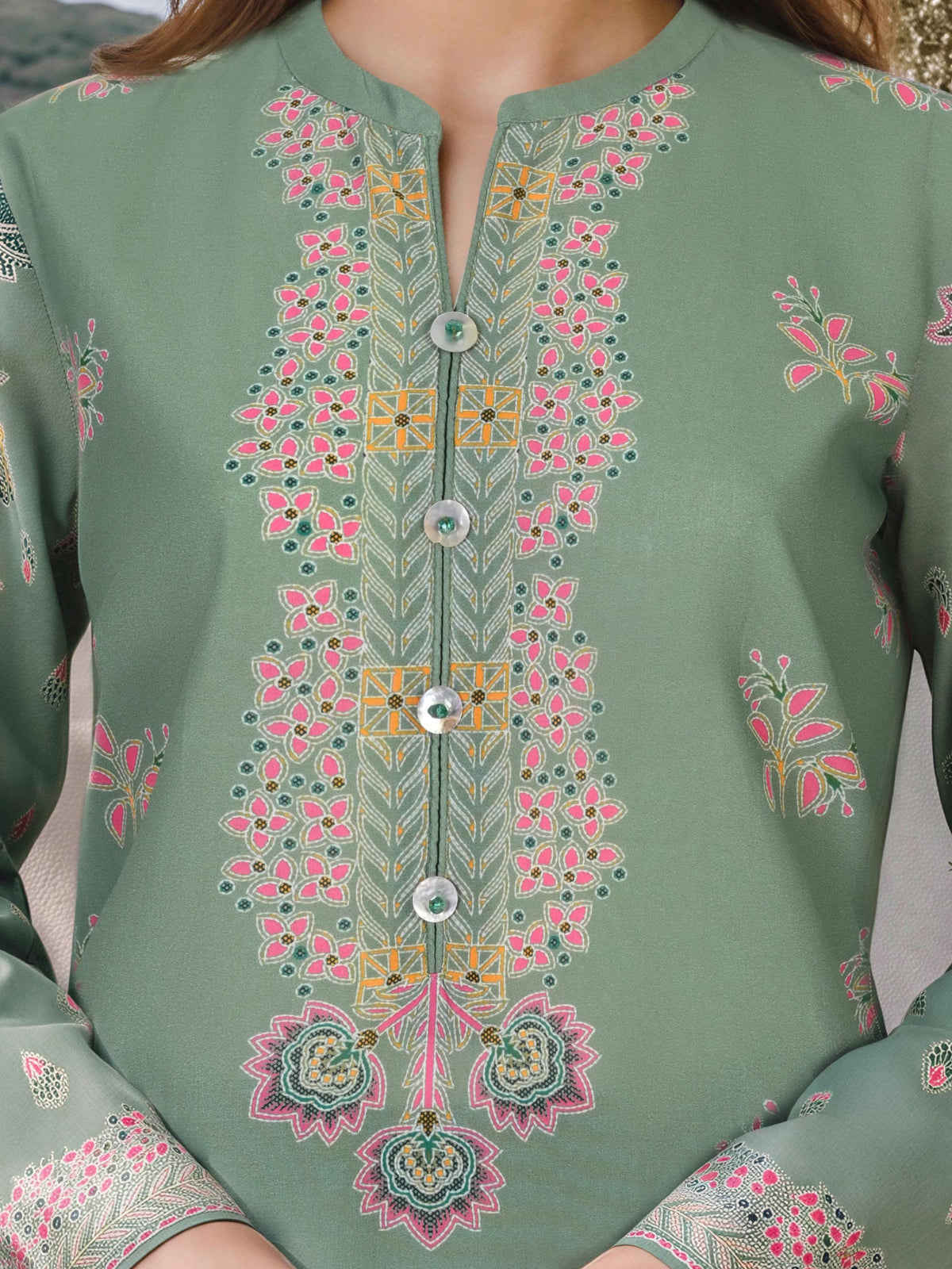 3 Piece Khaddar Suit (Unstitched)
