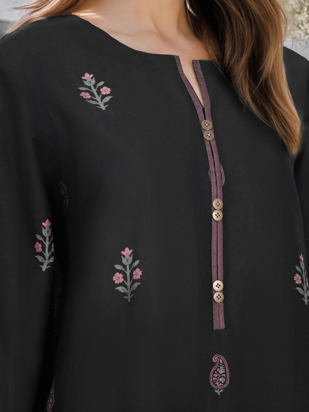 3 Piece Poly Khaddar Suit (Unstitched)