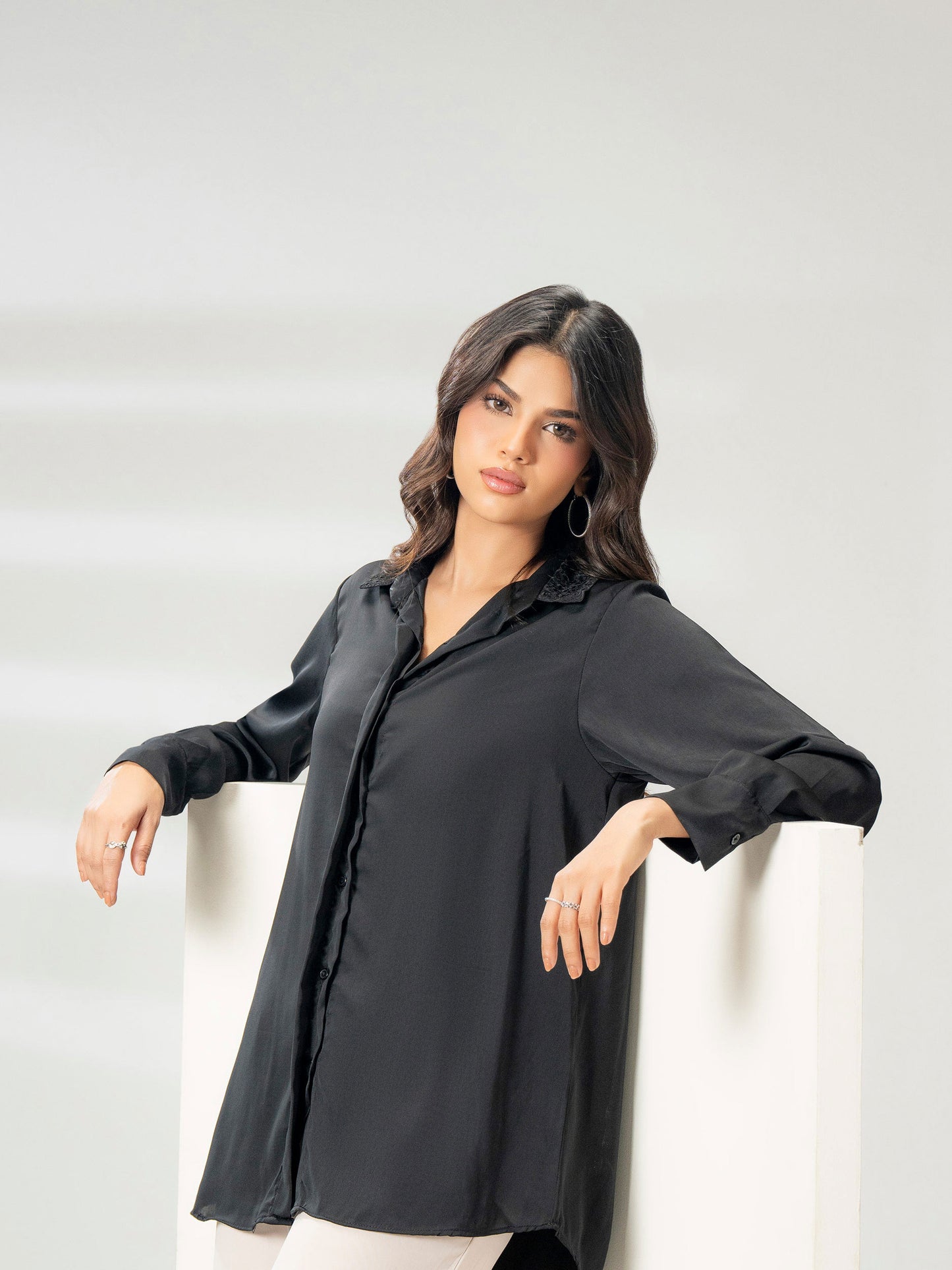 Embroidered Grip Top