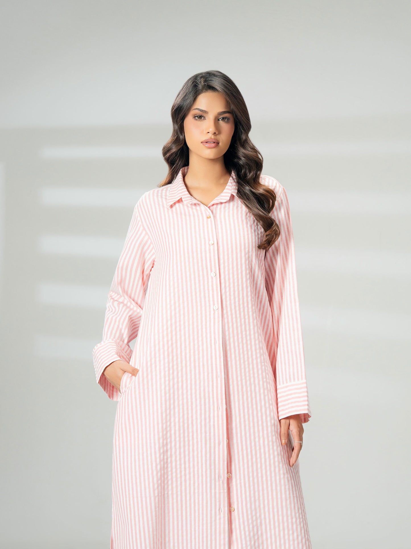 Printed Yarn Dyed Dress