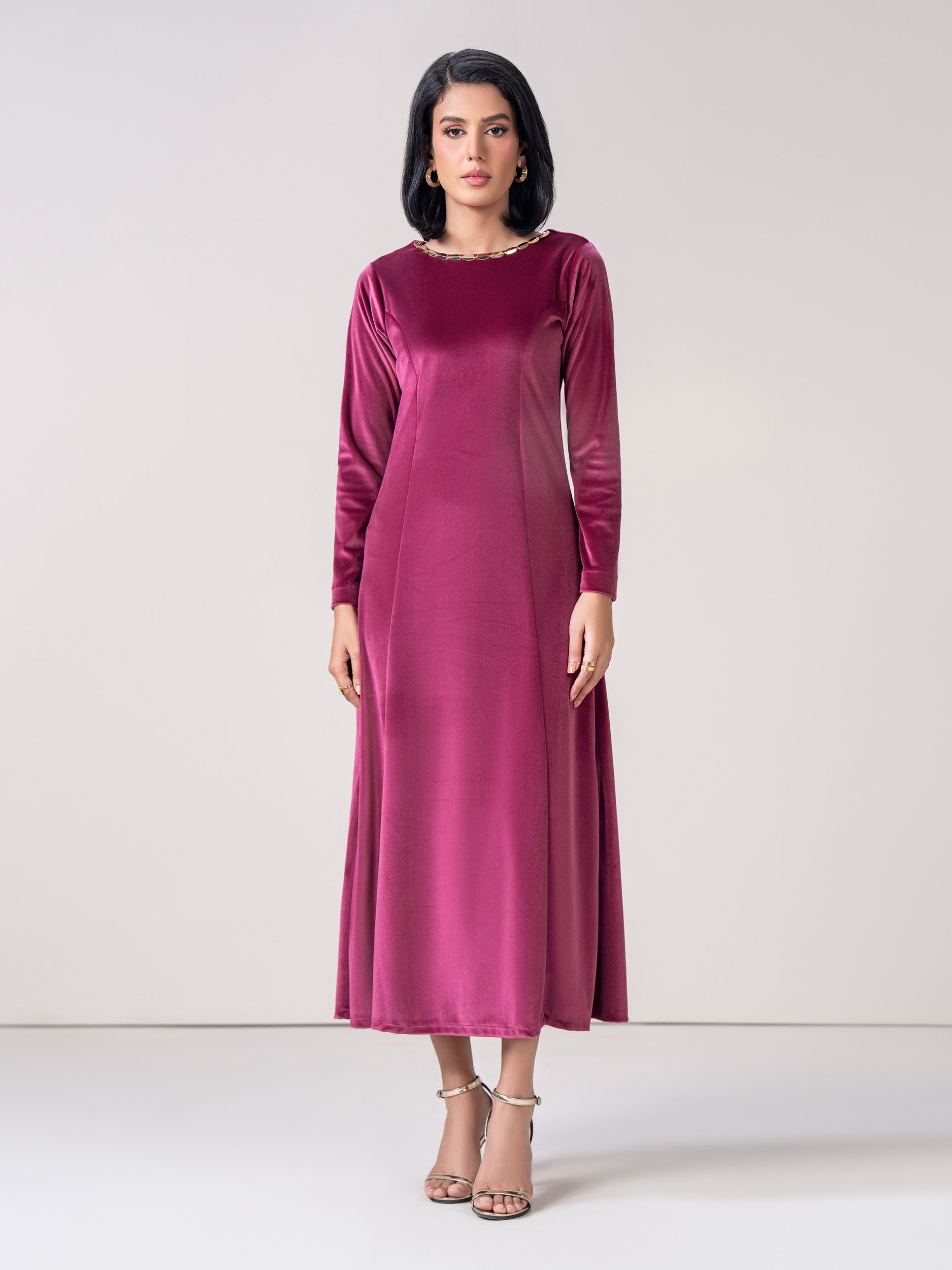 Velour Dress – Limelightpk