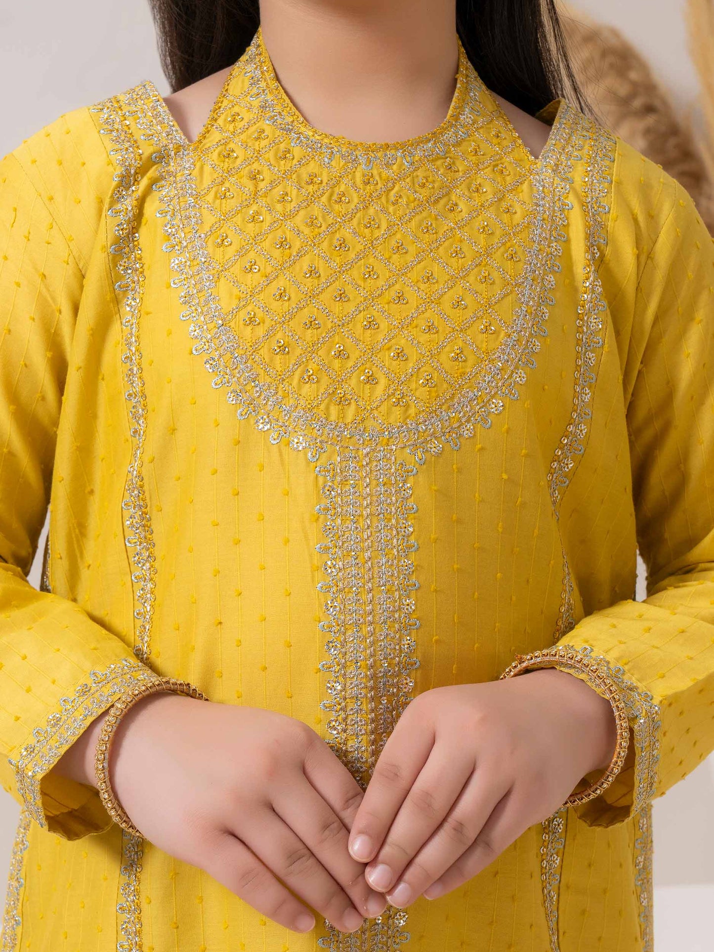 2 Piece Lawn Suit-Embroidered
