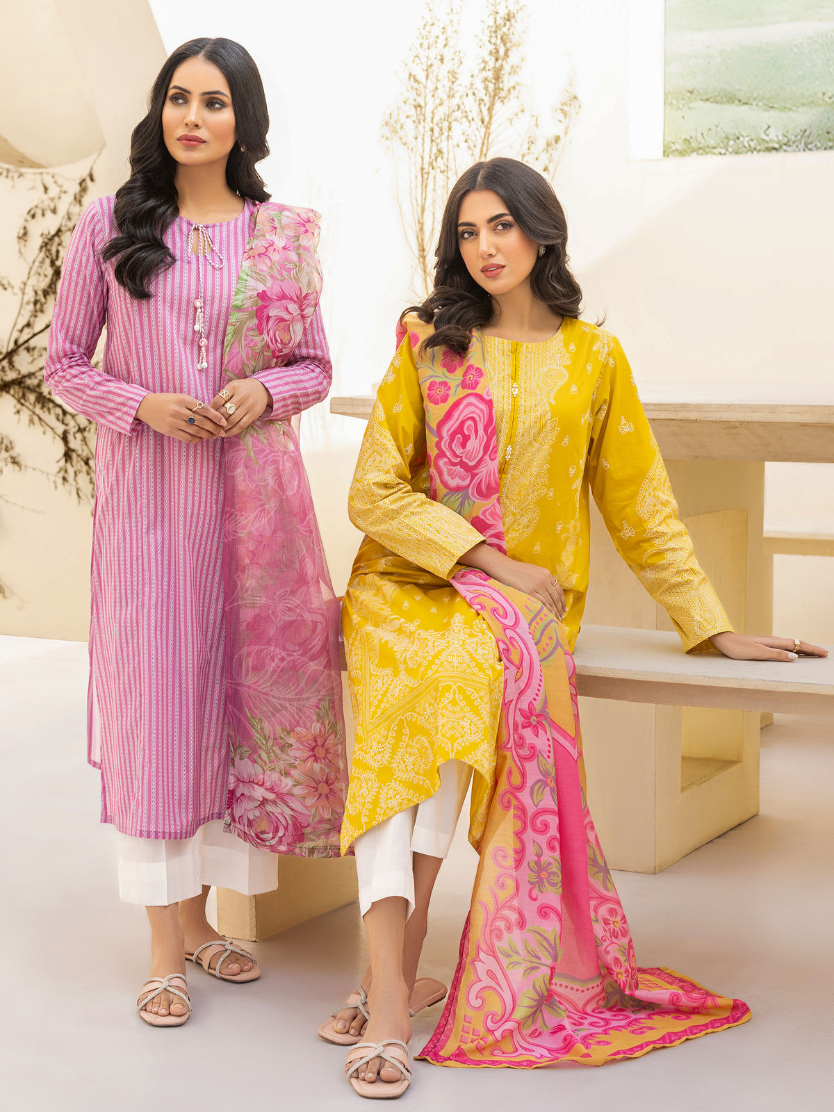 2 Piece Lawn Suit-Printed (Pret)