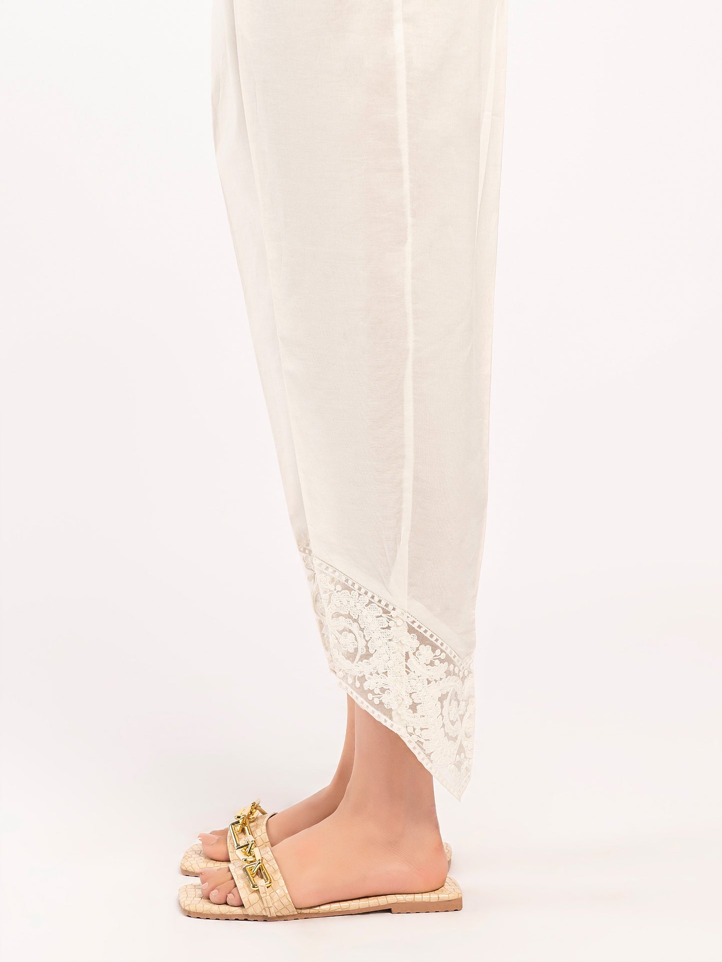 Embroidered Cambric Trousers