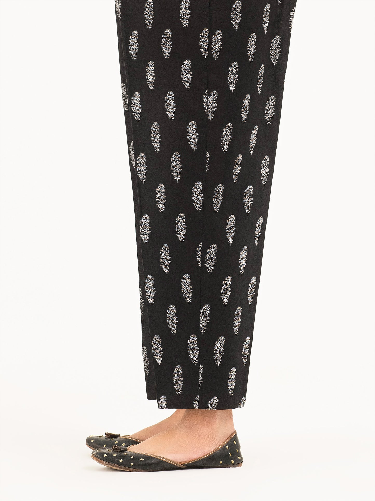 Printed Jacquard Trousers(Pret)